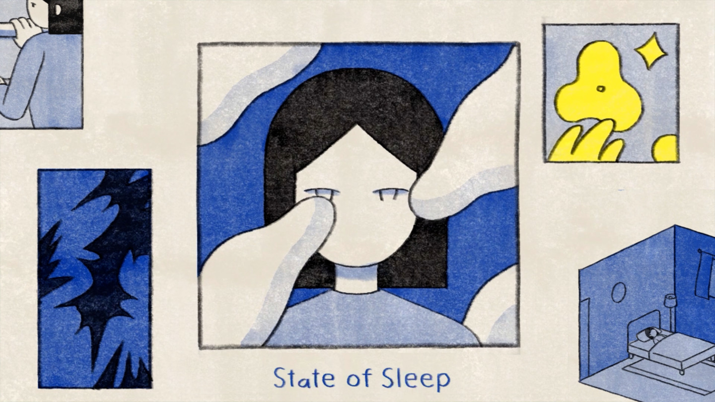 State of Sleep Graphic Design Student Concept