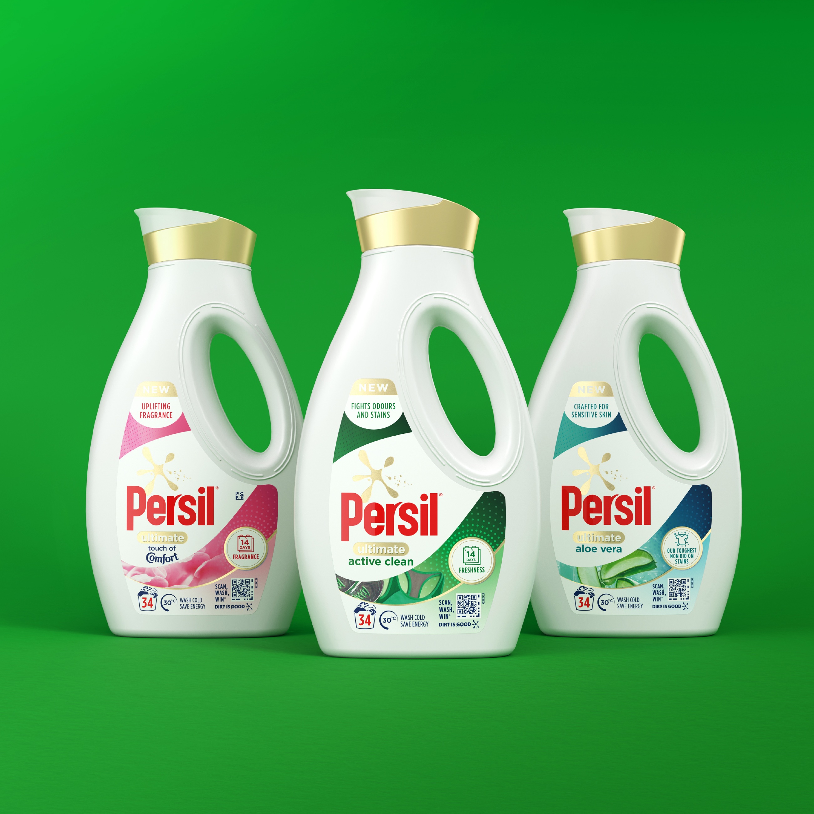 New Persil Ultimate Touch Of Comfort Liquid Detergent