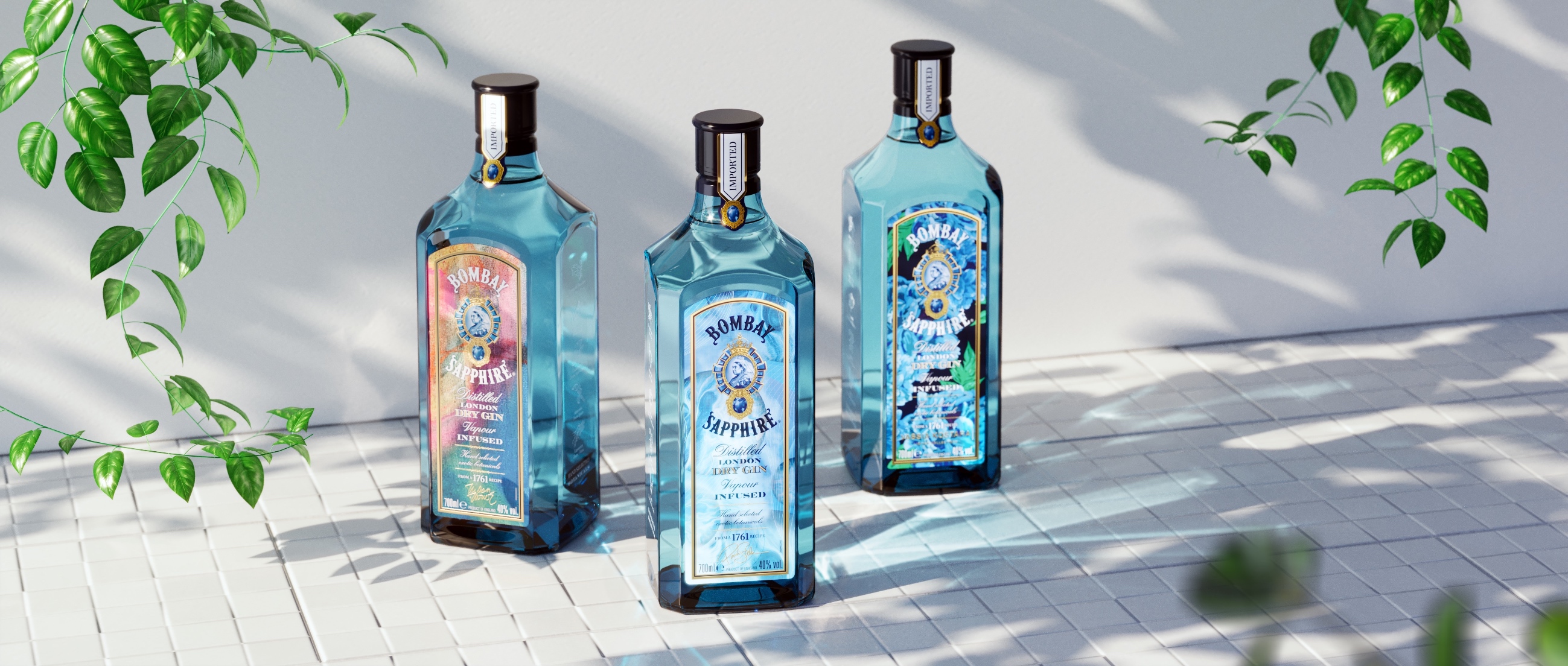 Bombay Sapphire Artists Edition Series Packaging Design
