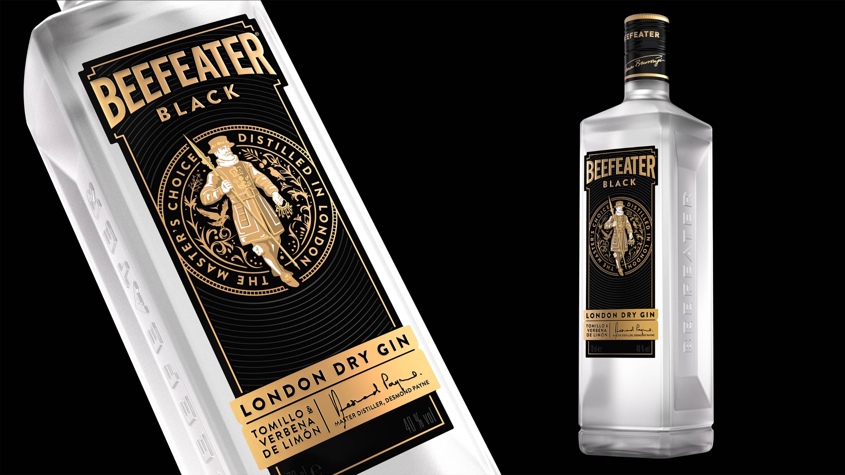 Beefeater Black – The Master’s Choice Distilled in London Packaging Design