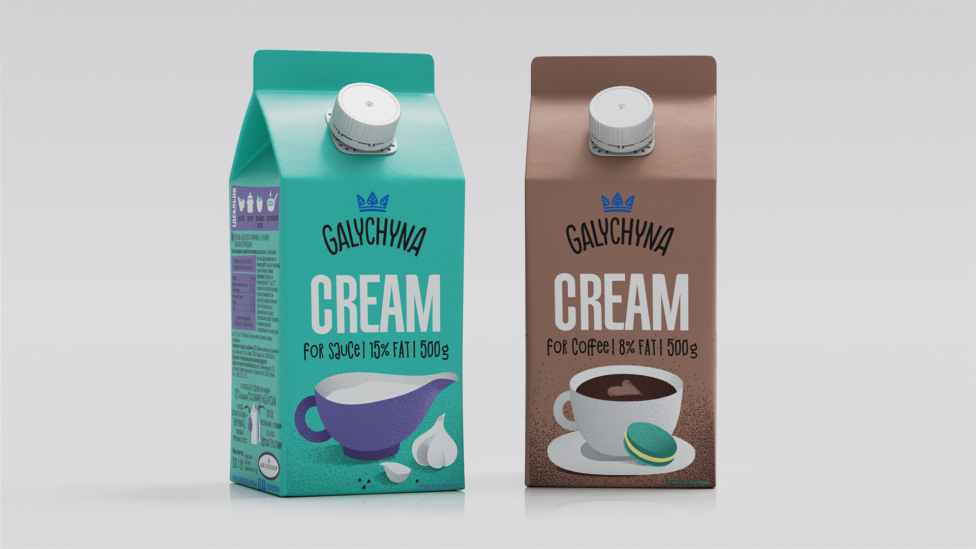 Halychynan Artistic Dairy Cream Designed by Dozen Agency