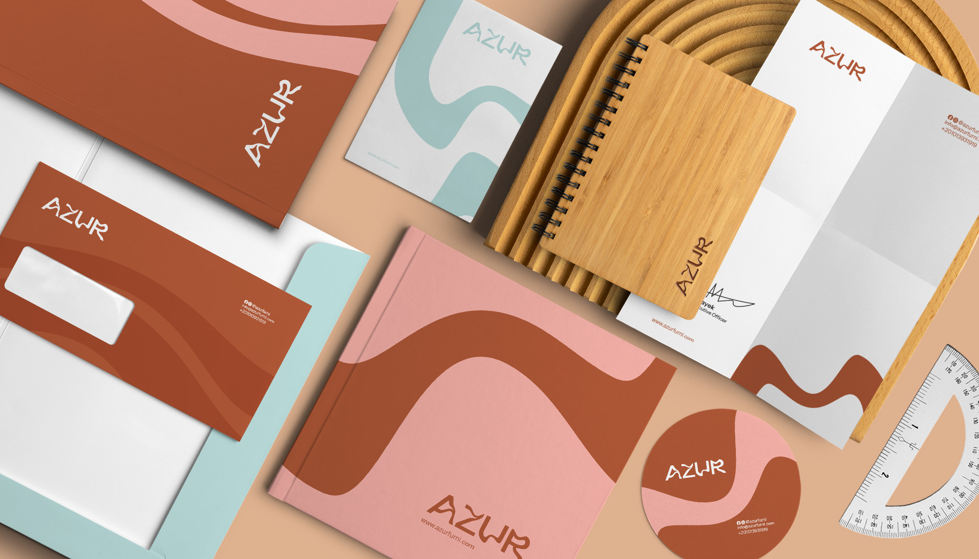 Azur Furniture Brand Identity Created by Brand Middle