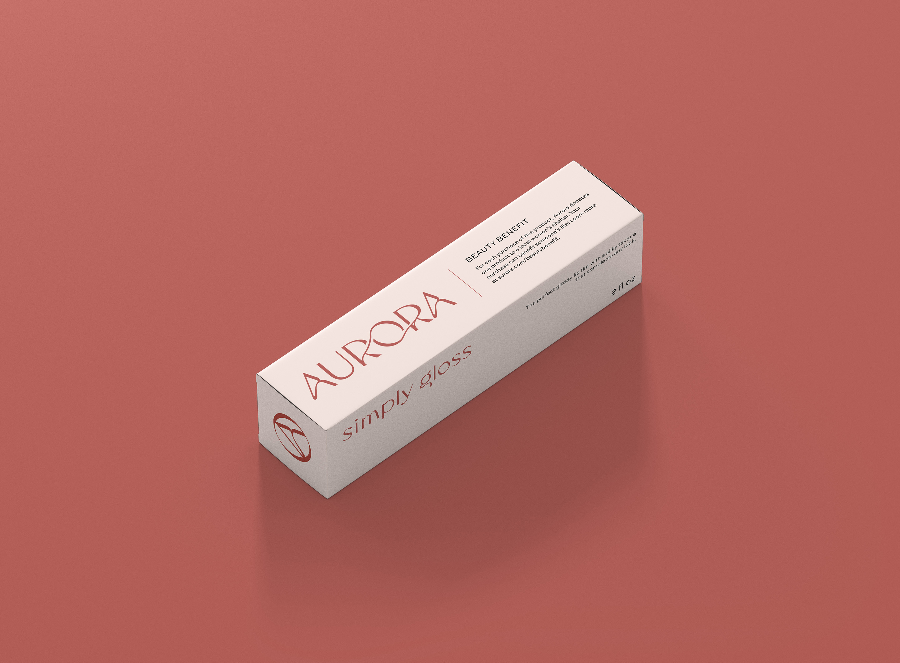 Student Brand Identity Concept for Aurora Beauty Products
