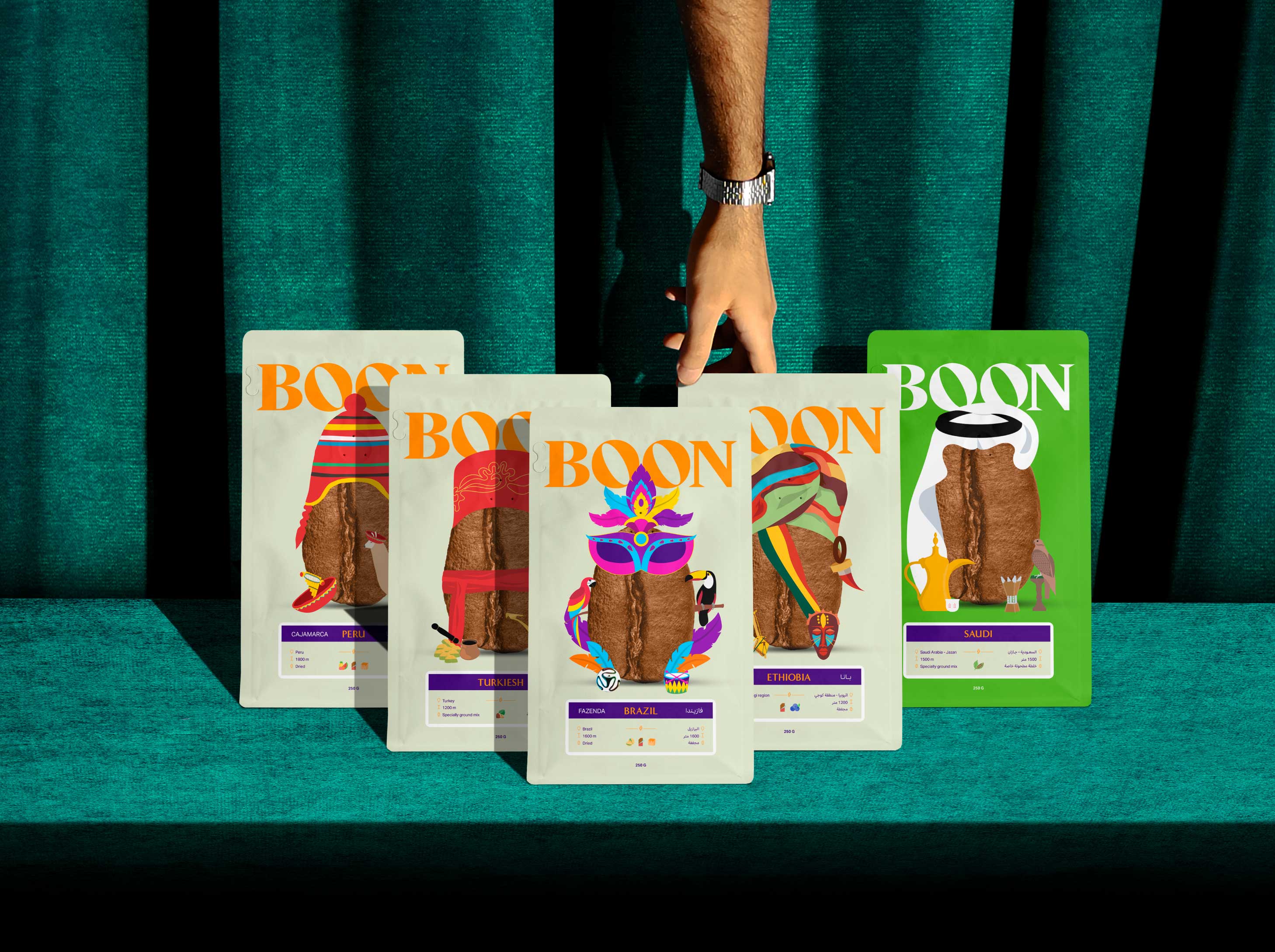 Boon Coffee Roastery Brand and Packaging Design