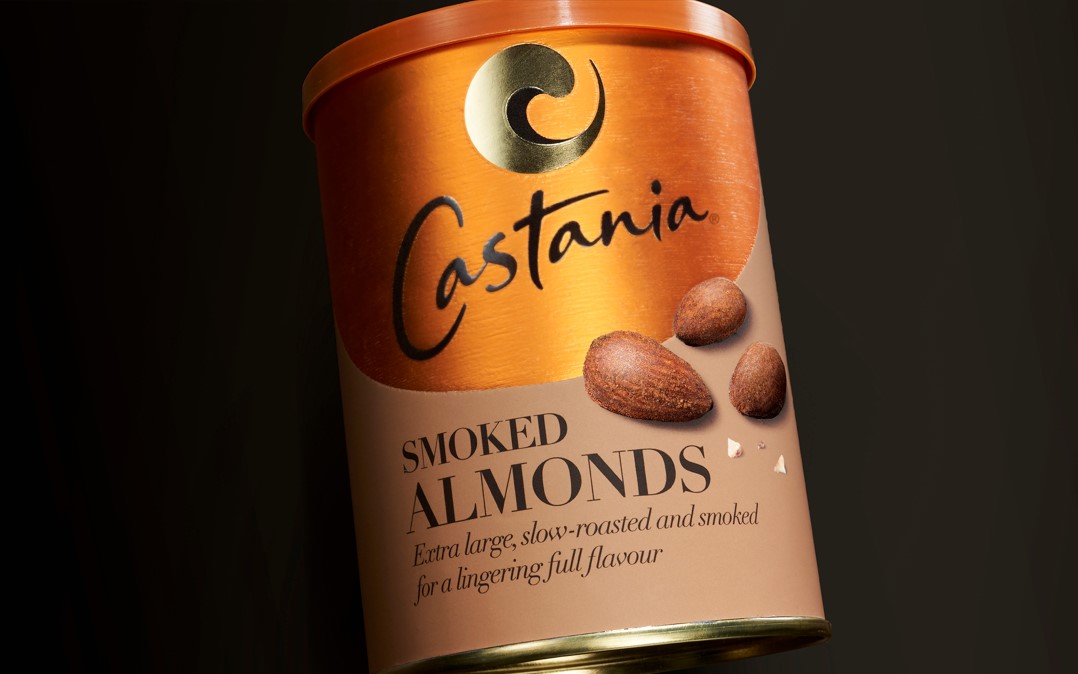 Premium Nut Brand Castania Primed for International Success with Brand and Packaging System Created by bluemarlin