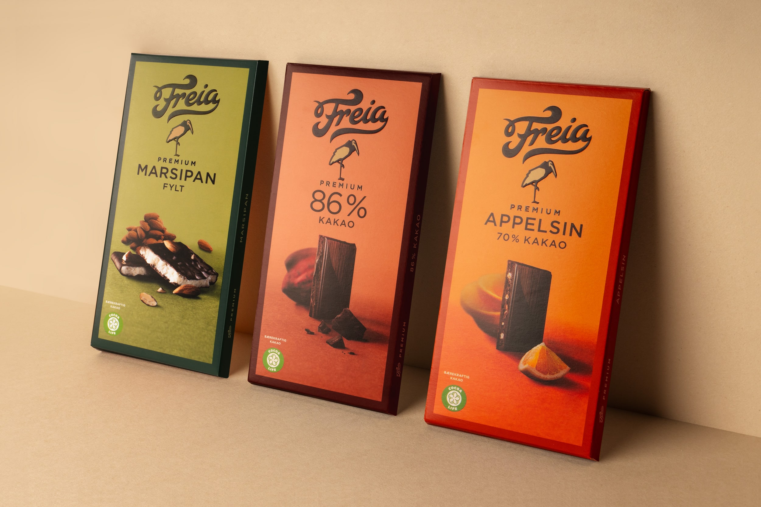 Dinamo Redefines Heritage of Freia’s Premium Chocolate Series to give a Modern Design Twist with Iconic Stork