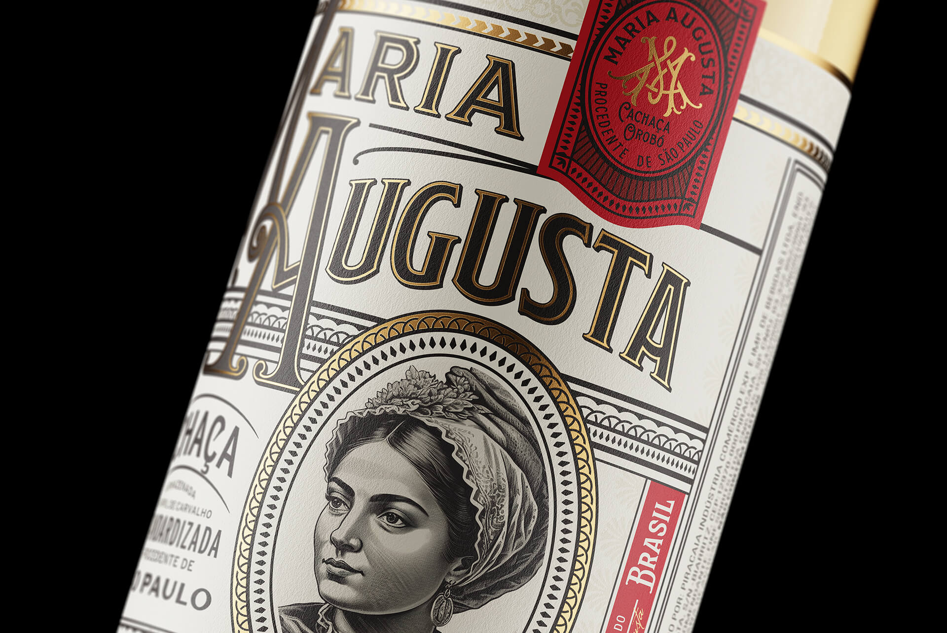 Holy Studio Creates Packaging Design for Maria Augusta, Unveiling the Immigrants Cachaça Legacy