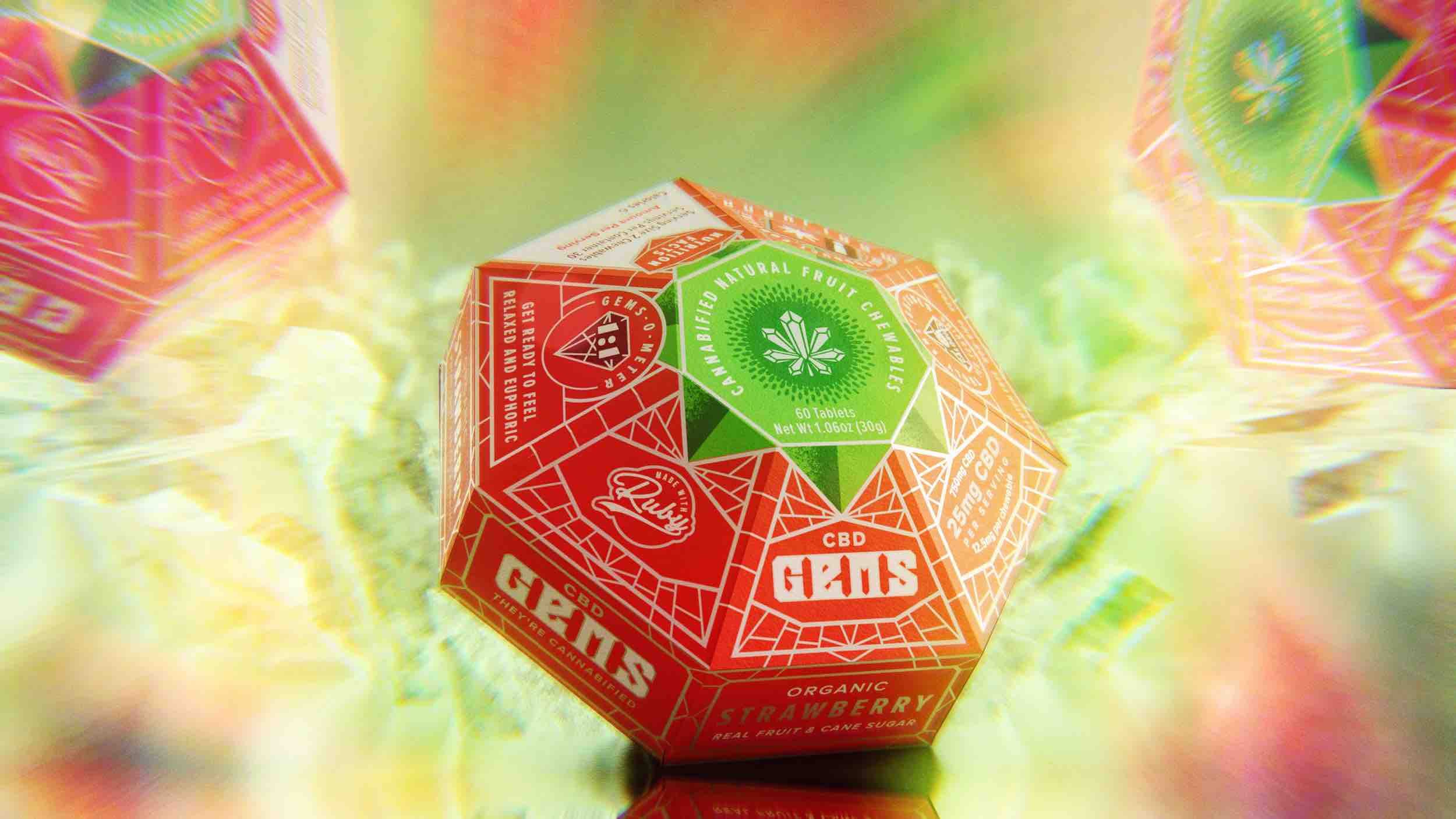 Gems Cannabis Chewables Packaging Redefined for a Luxe Experience