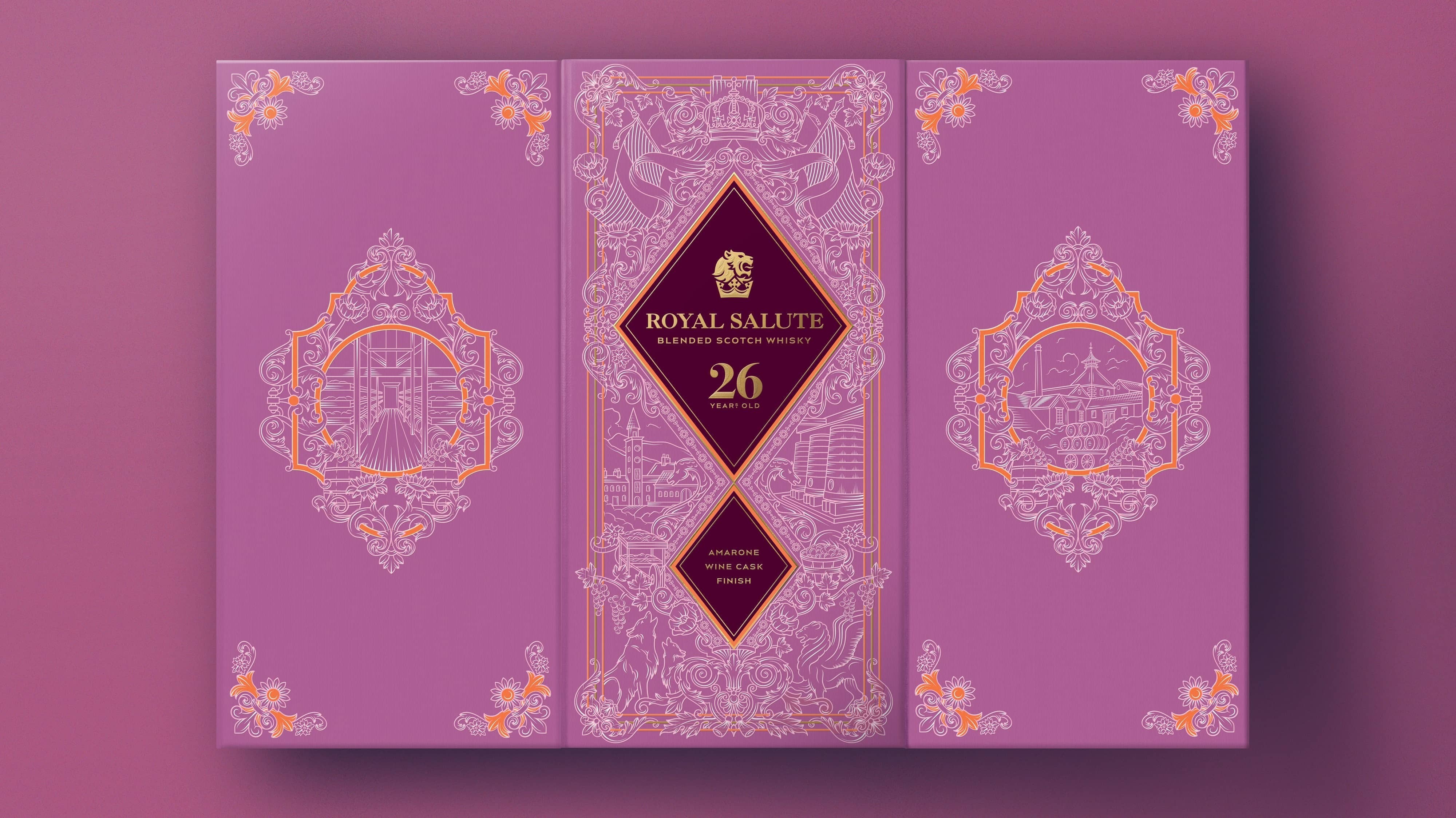 Enjoy the Majesty of Kingdoms from Around the World with Royal Salute’s Second Kingdom Edition, Inspired by Italy, Designed by Boundless Brand Design