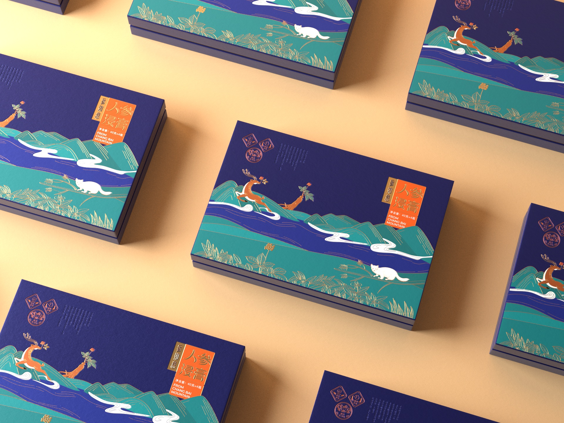 Riverside Design Studio Create Artistic Packaging Design for Ginseng Ruyi Ginseng Extract
