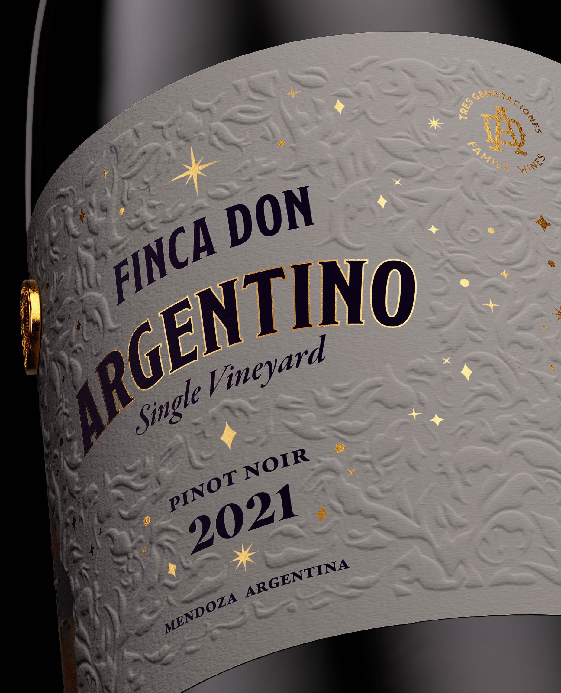 Vantablack Studio Creates Don Argentino Wines Packaging Design