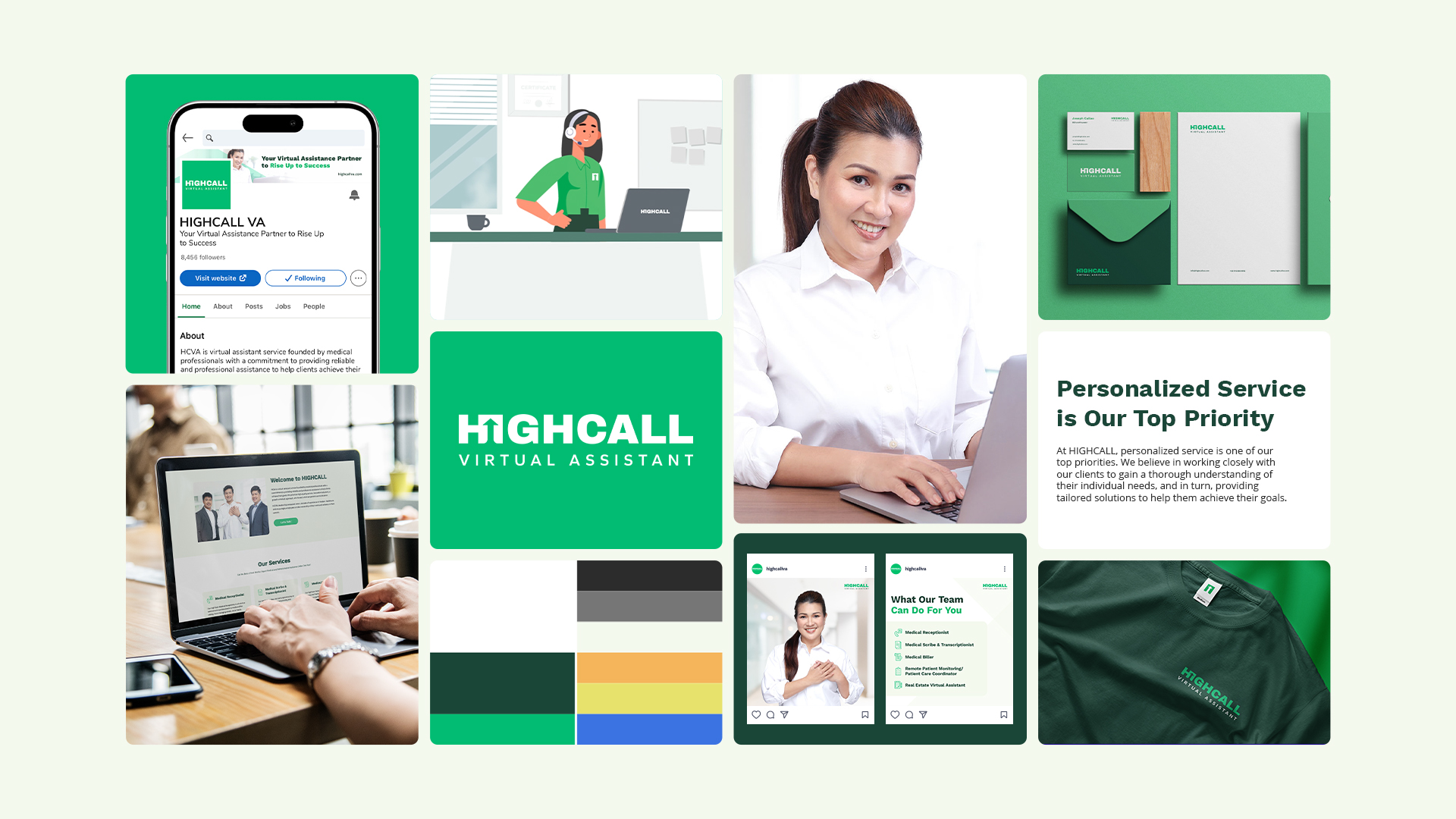 Highcall Virtual Assistant’s Brand Identity For Success By Jayr Marasigan