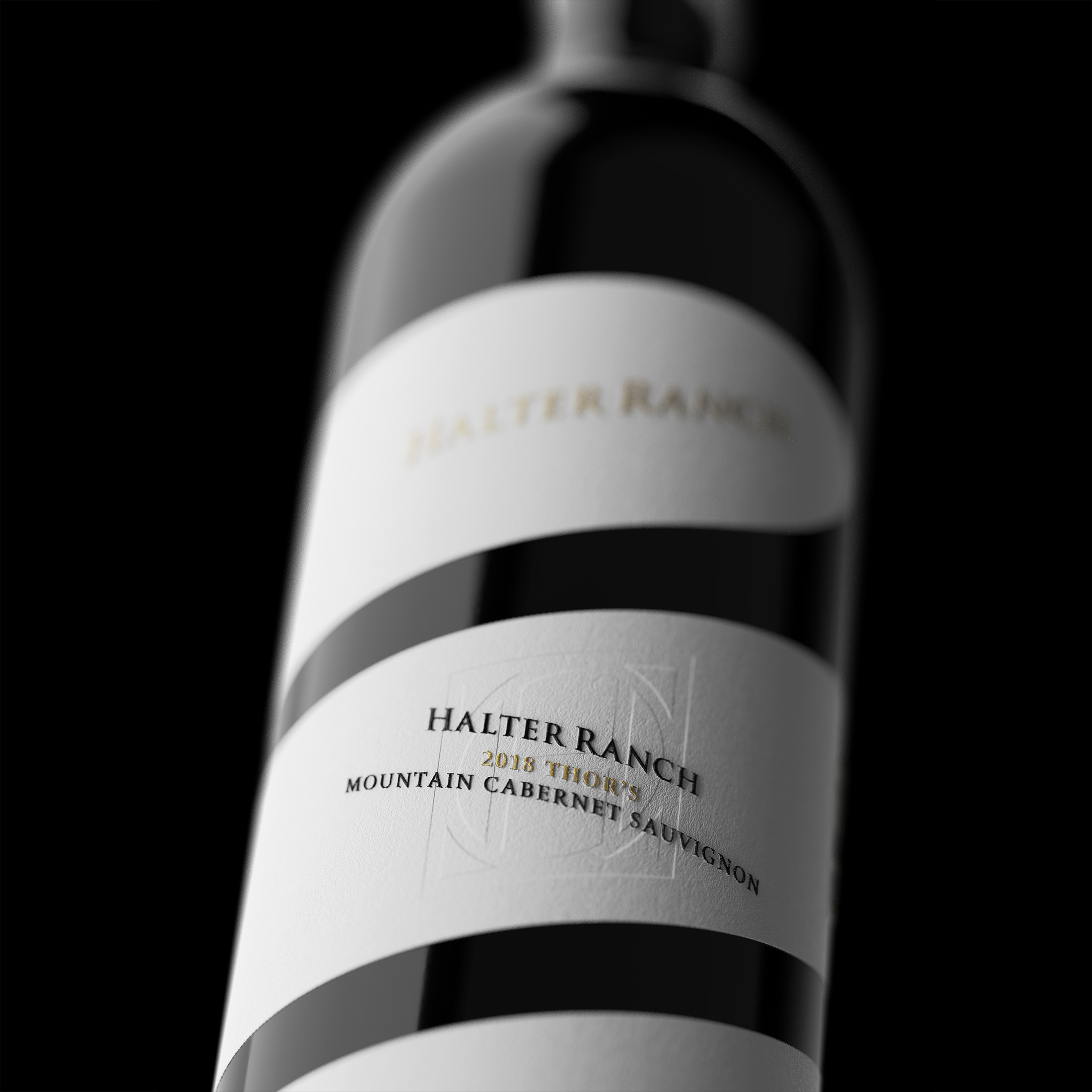 Foxtrot Studio Create Halter Ranch Thor’s Mountain Cabernet Wine Label Design