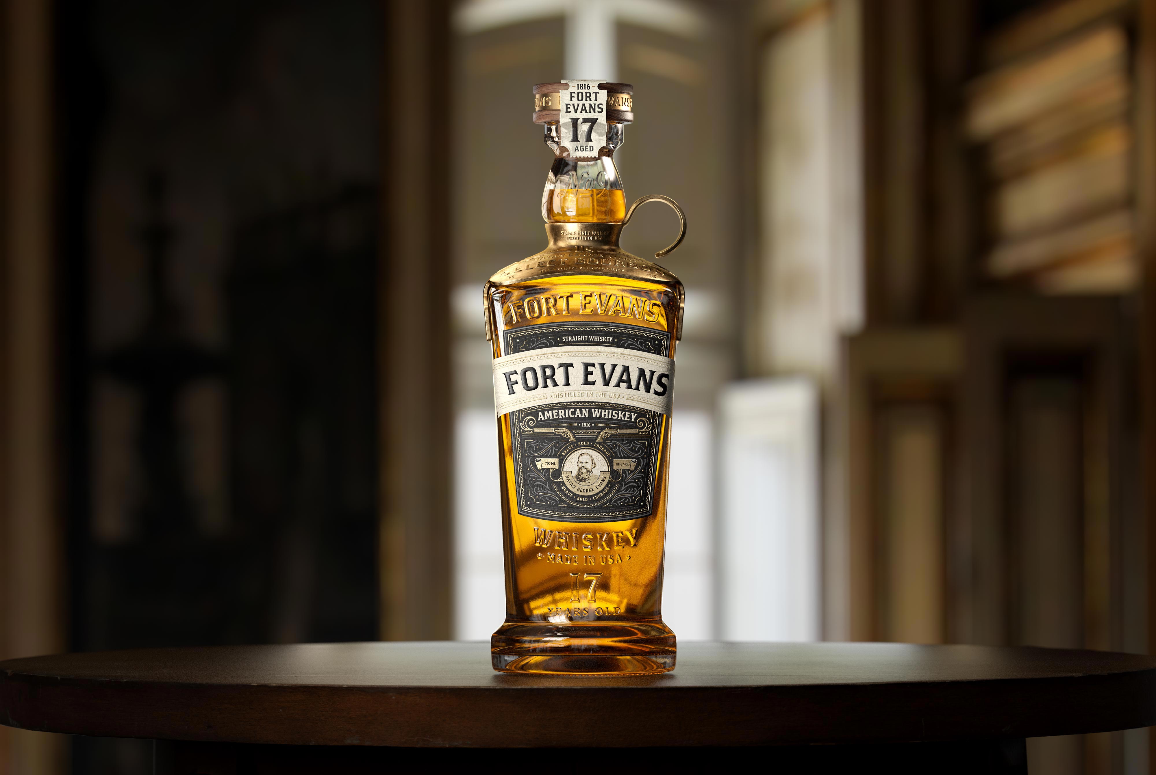 Fort Evans Whiskey Packaging Design