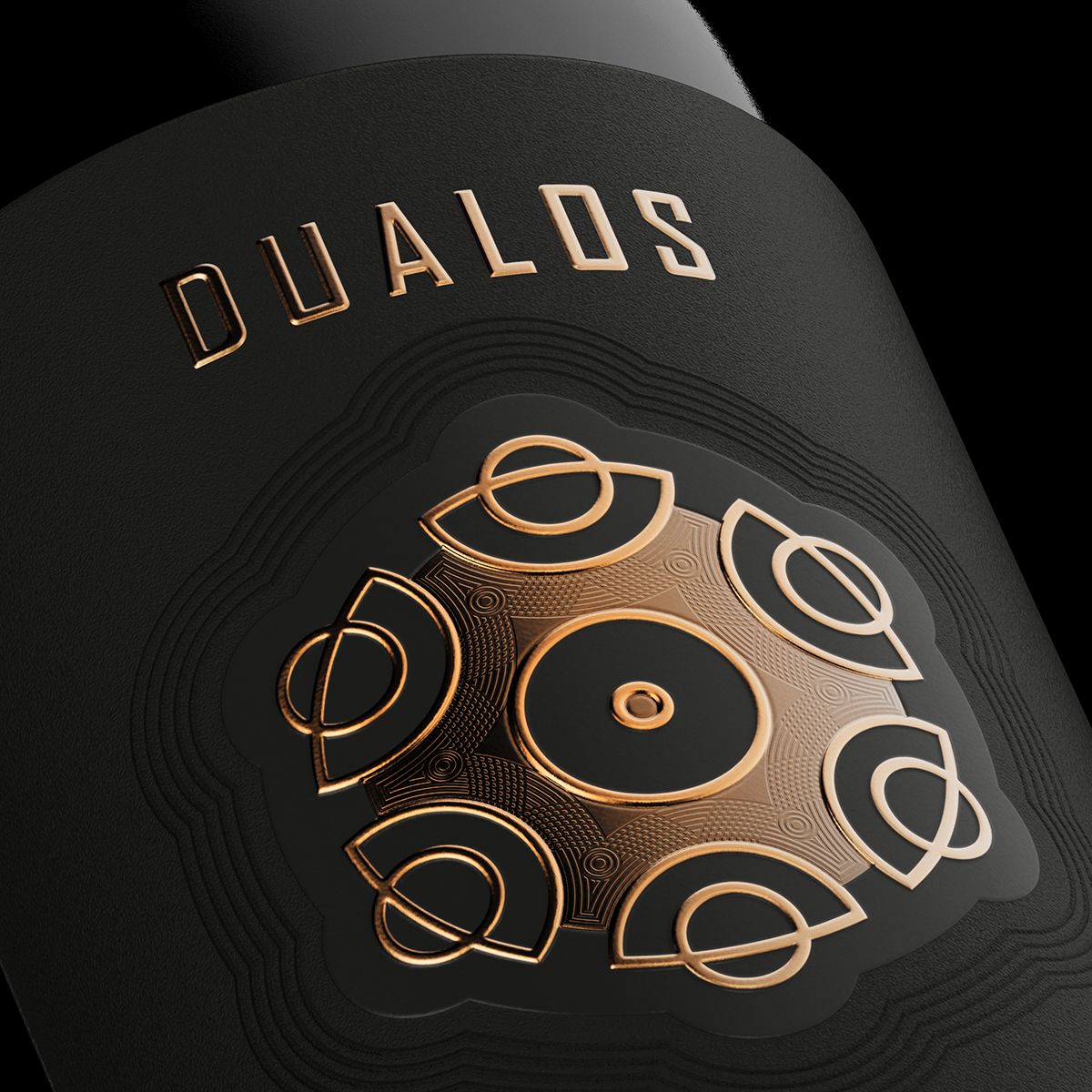 The Subtle Mastery of Black Fused Wine Labels