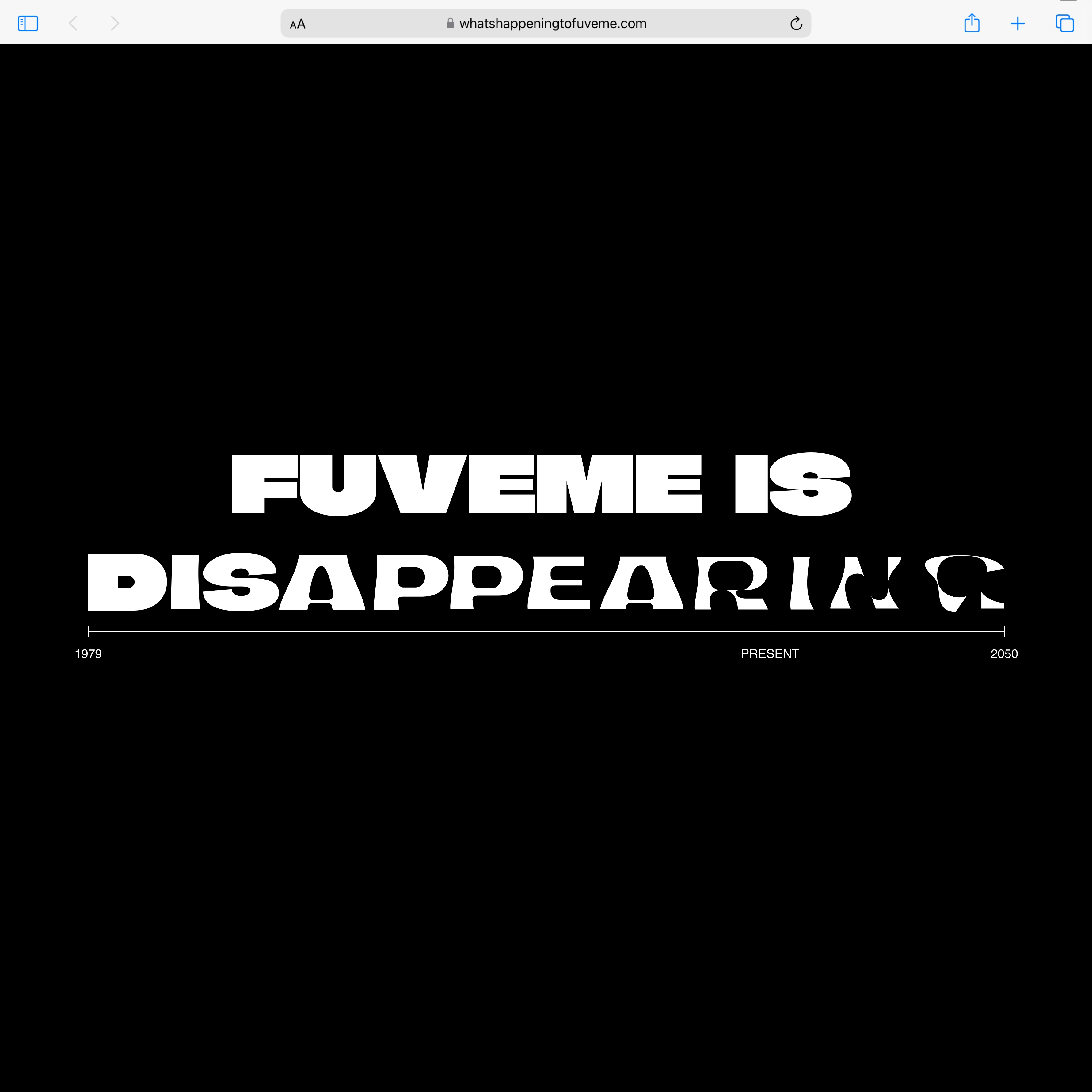 Don’t Be A Stranger Visualizes Urgency & Action for What’s Happening to Fuveme