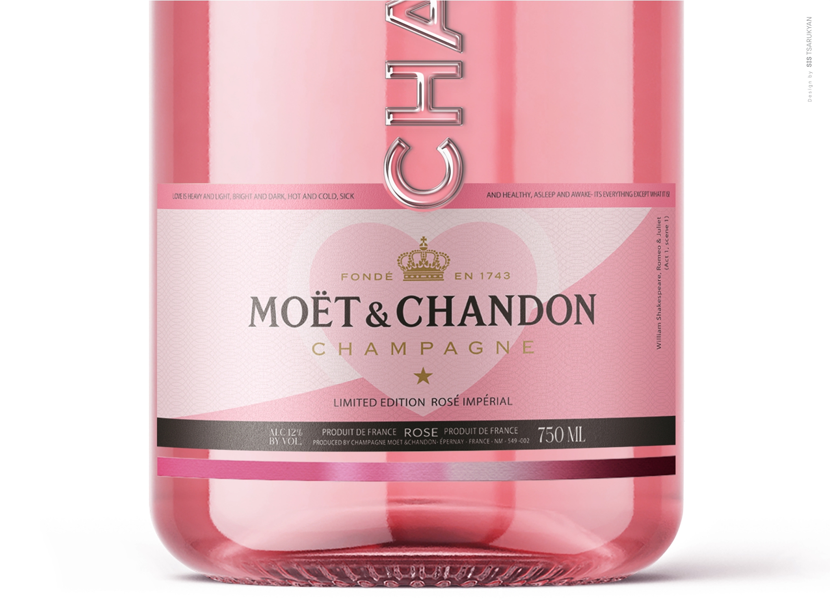 Moet & Chandon Rose Imperial Champagne Packaging Design