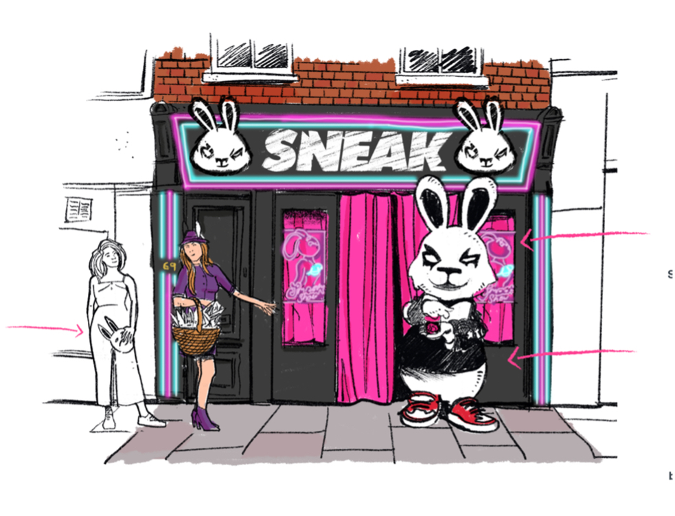 Brandon and Sneak Energy Transform Experiential Retail With a Provocative Sex Shop