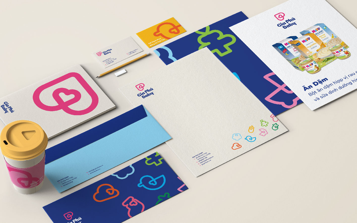 Gia Phu Baby Brand Identity By Tree Creative