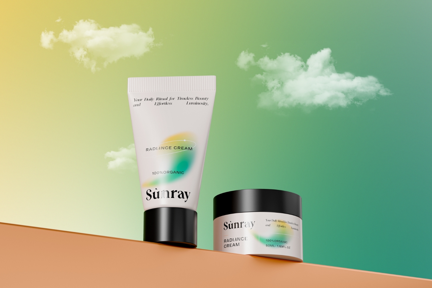 Branding and Packaging Design for Sùnray Skincare