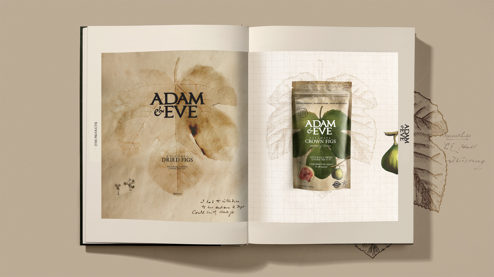 Botanical Elegance: Adam & Eve’s Sundried Figs Packaging Embraces Tradition and Global Appeal
