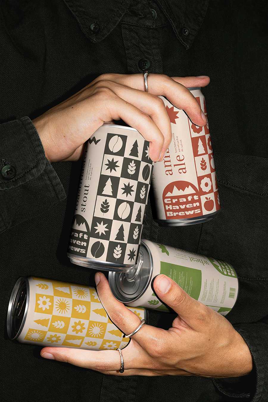 Crafthaven Brews Brand Identity by Marie Guirlet