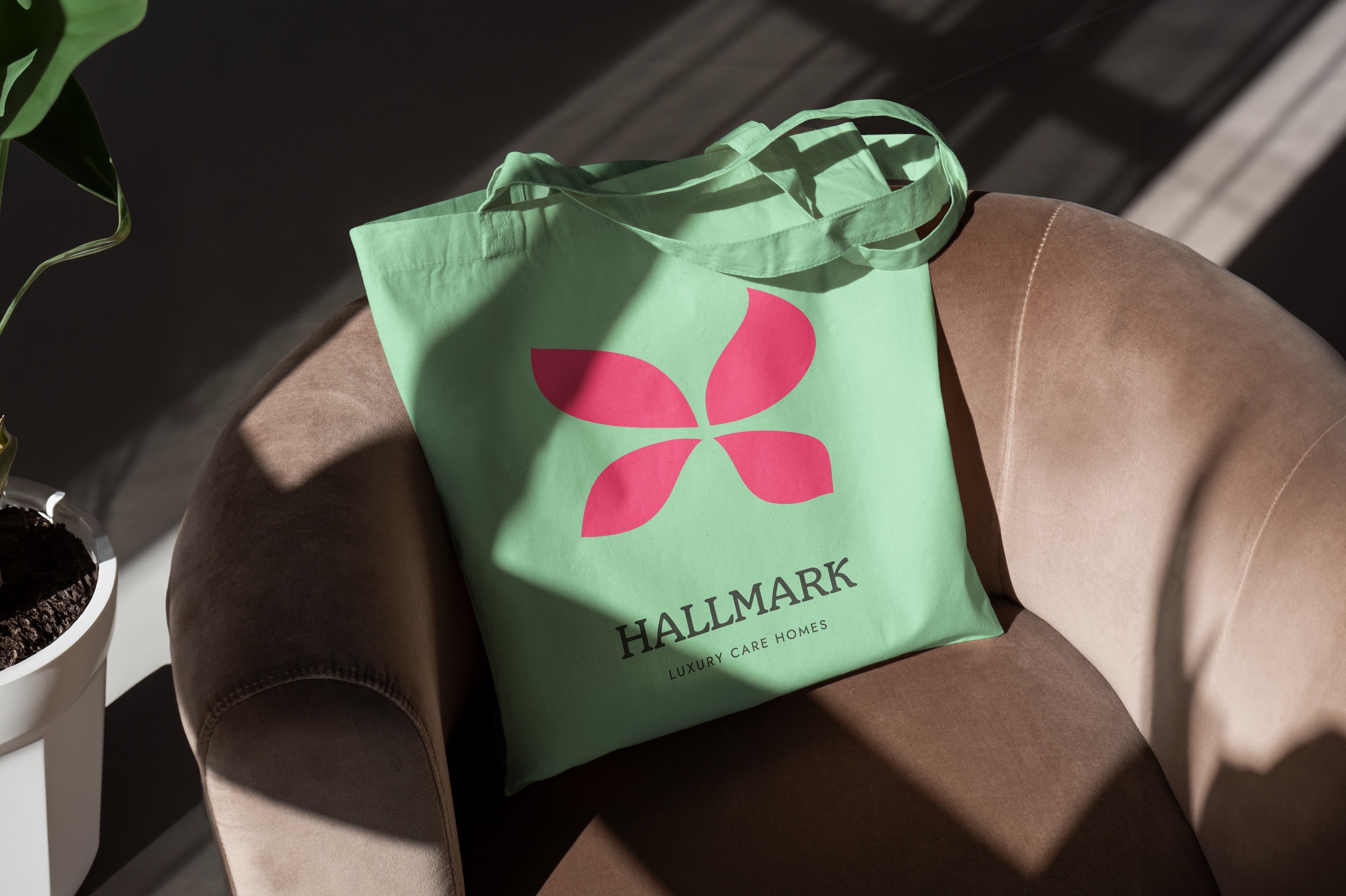 Hallmark Luxury Care Homes Rebrand Created by The Corner London