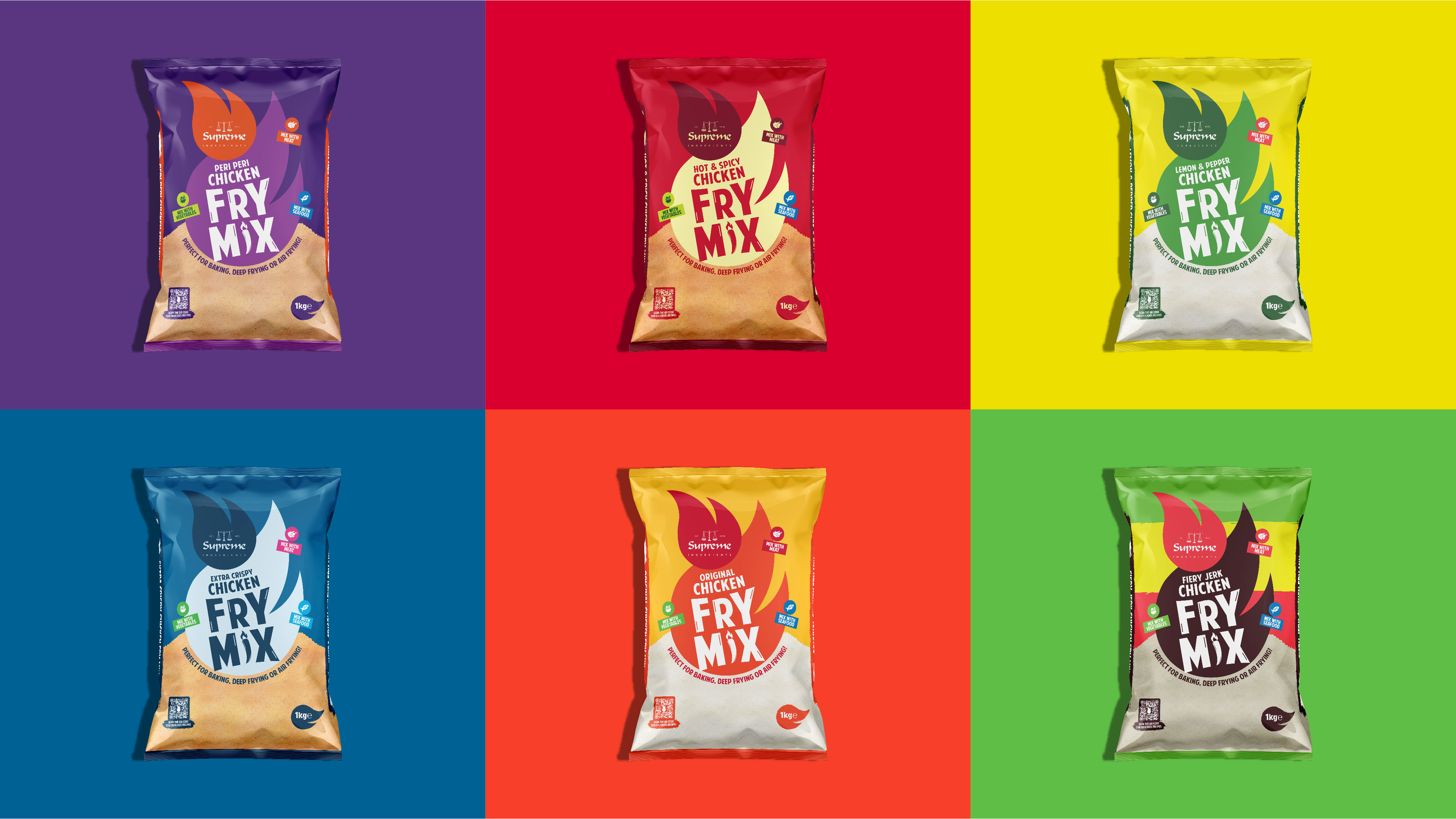Supreme Ingredients Chicken Fry Mix Packaging Design by Design164