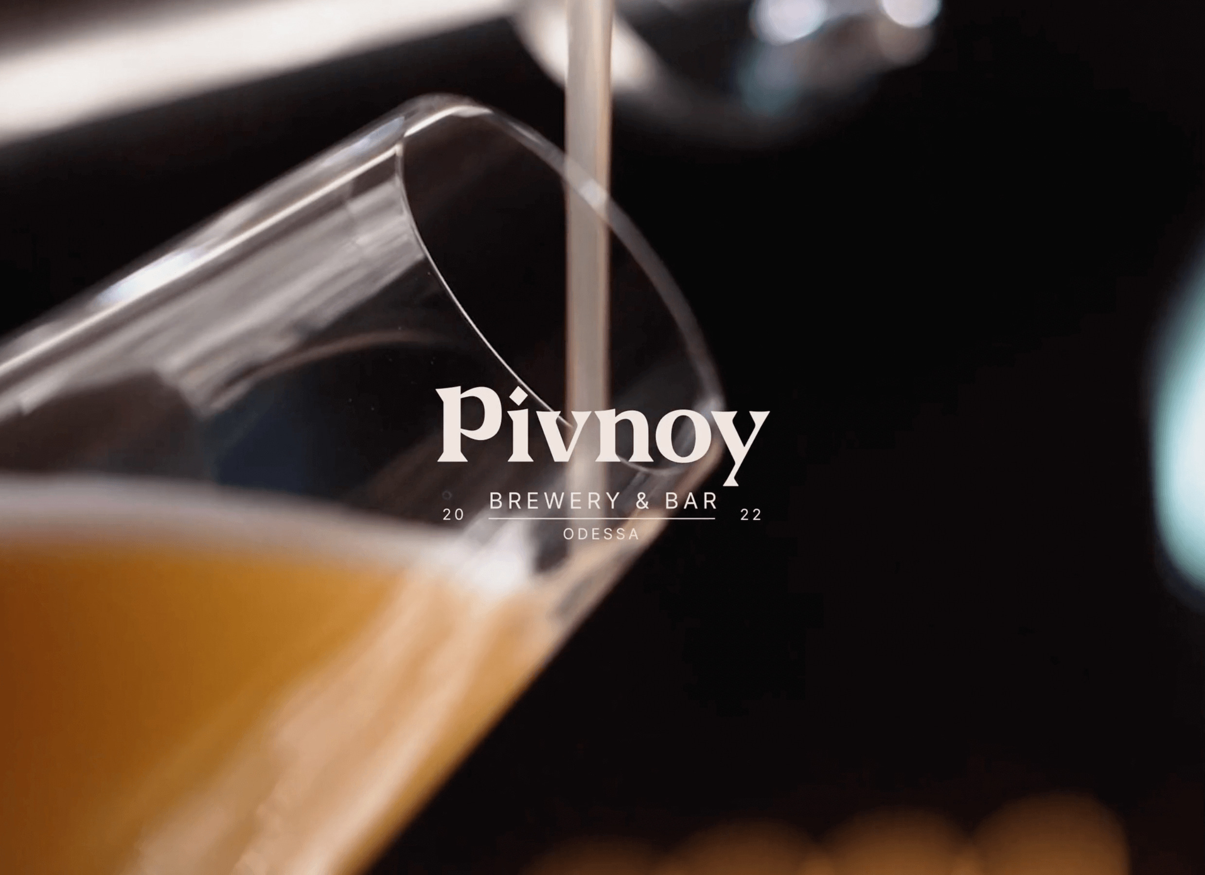 Denys El Creates Pivnoy Brewery and Bar Branding