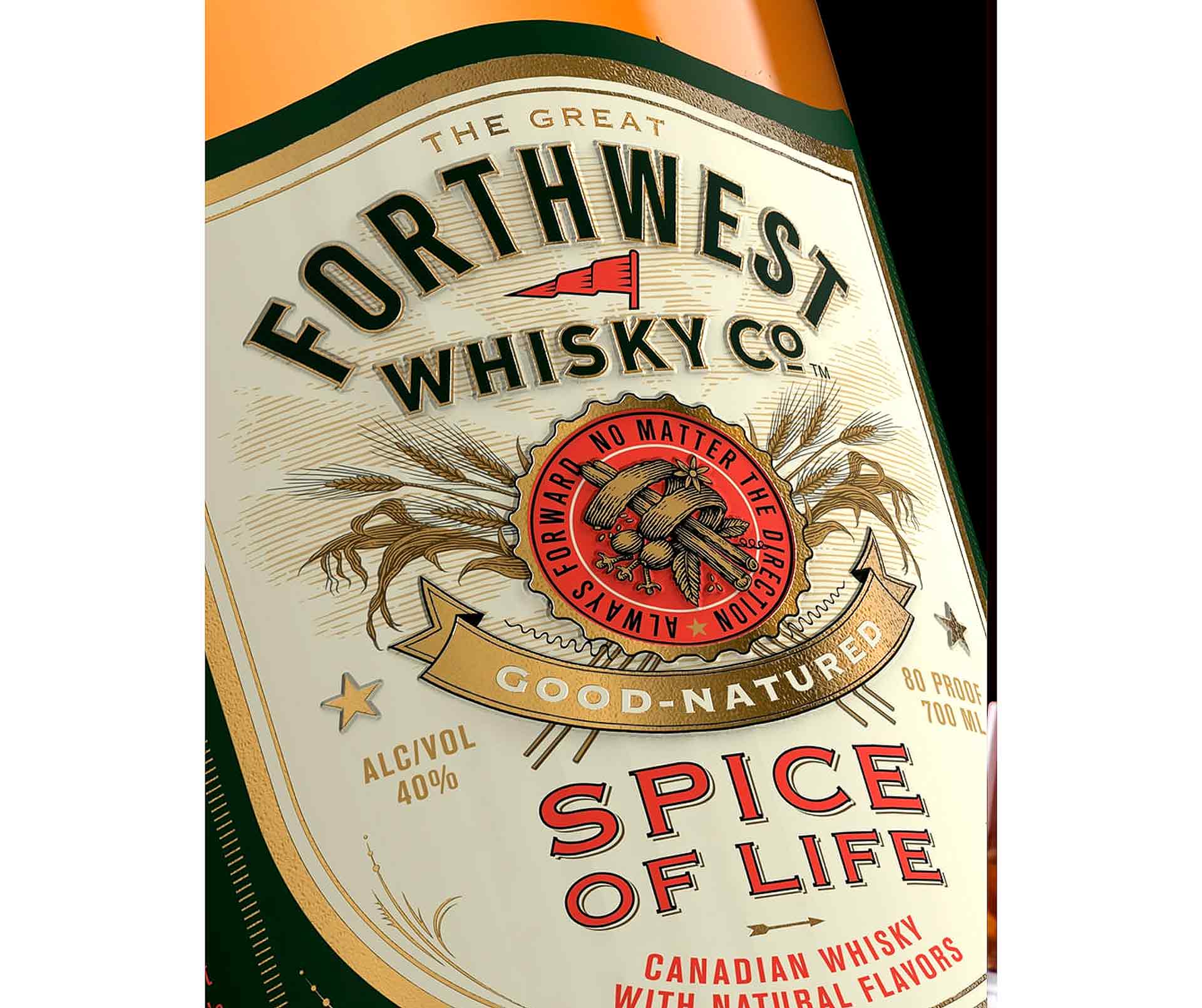 Forthwest Whisky Labels Illustrated by Steven Noble