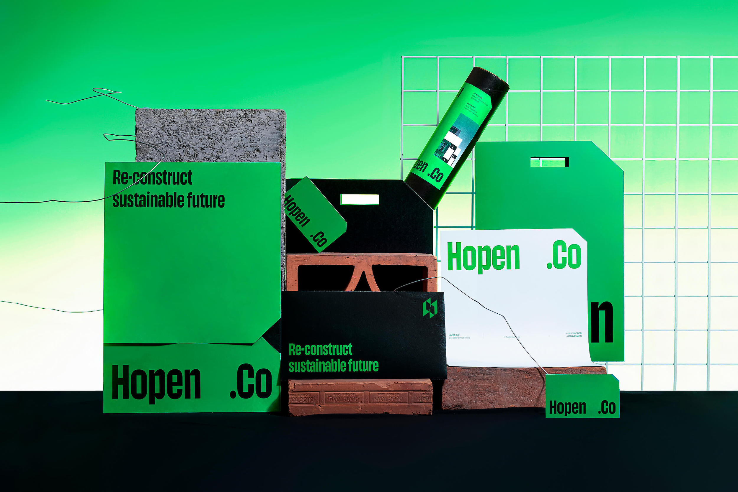 Branding for Hopen.Co Architect + Interior Design