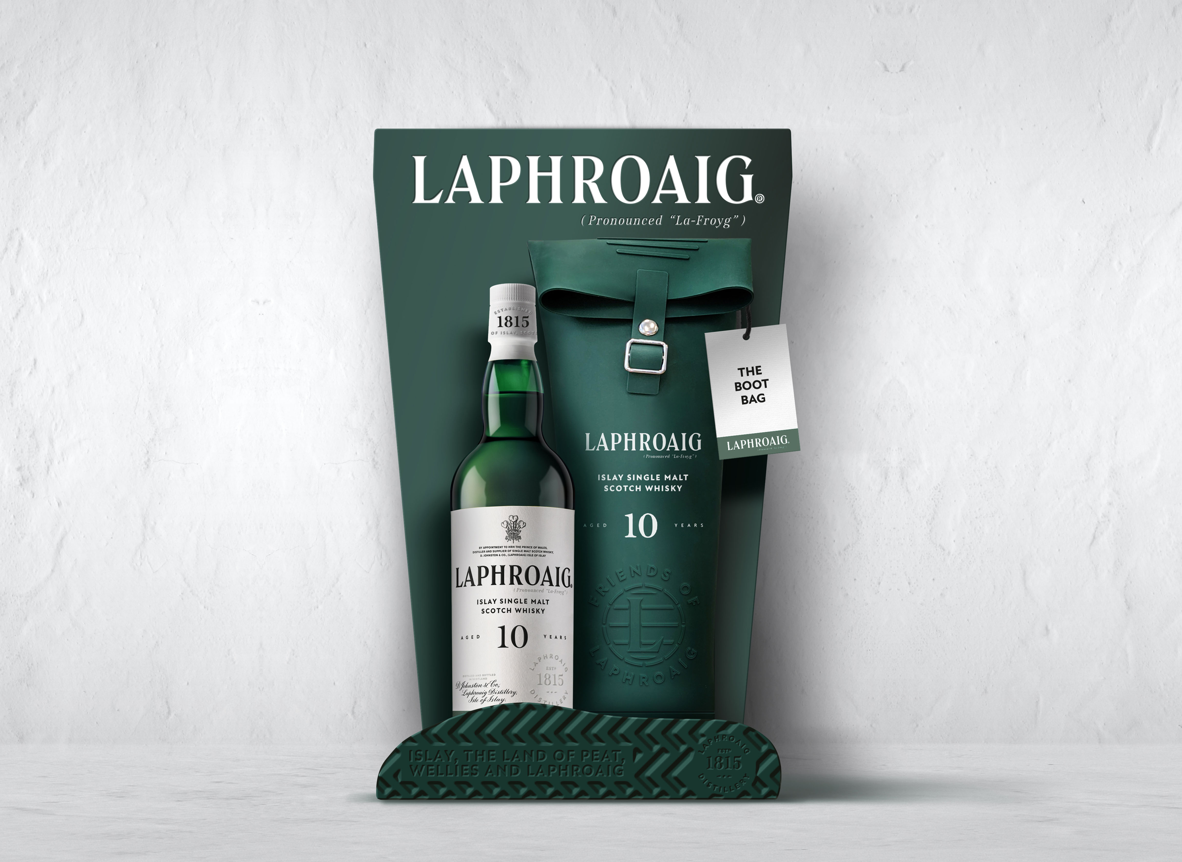 Butterfly Canon’s Design Journey, Crafting Laphroaig’s Unique Wellie Boot Gifting Bag