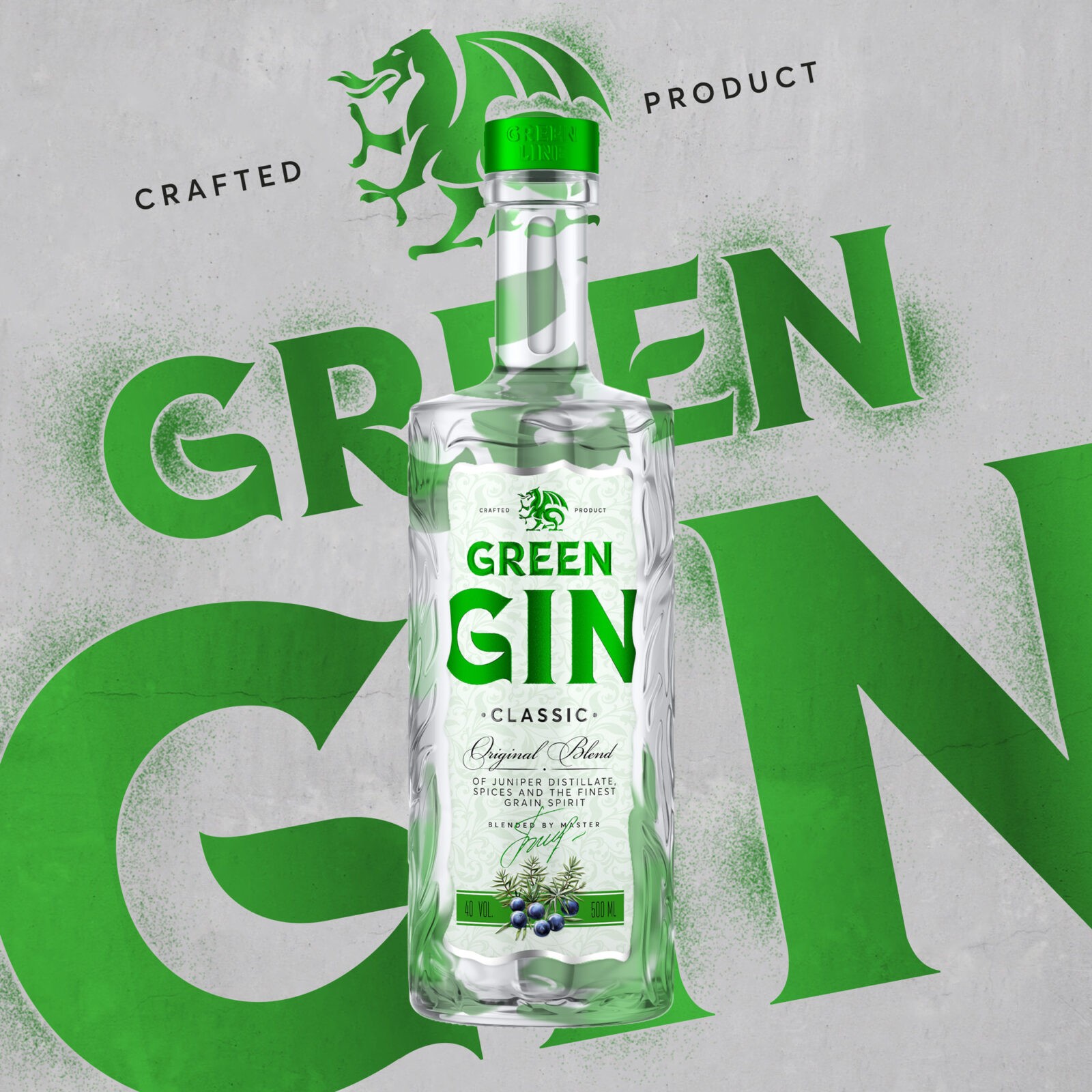 ARMBRAND Enhances Green Gin’s Distinctive Design, Influenced by the Year of the Dragon