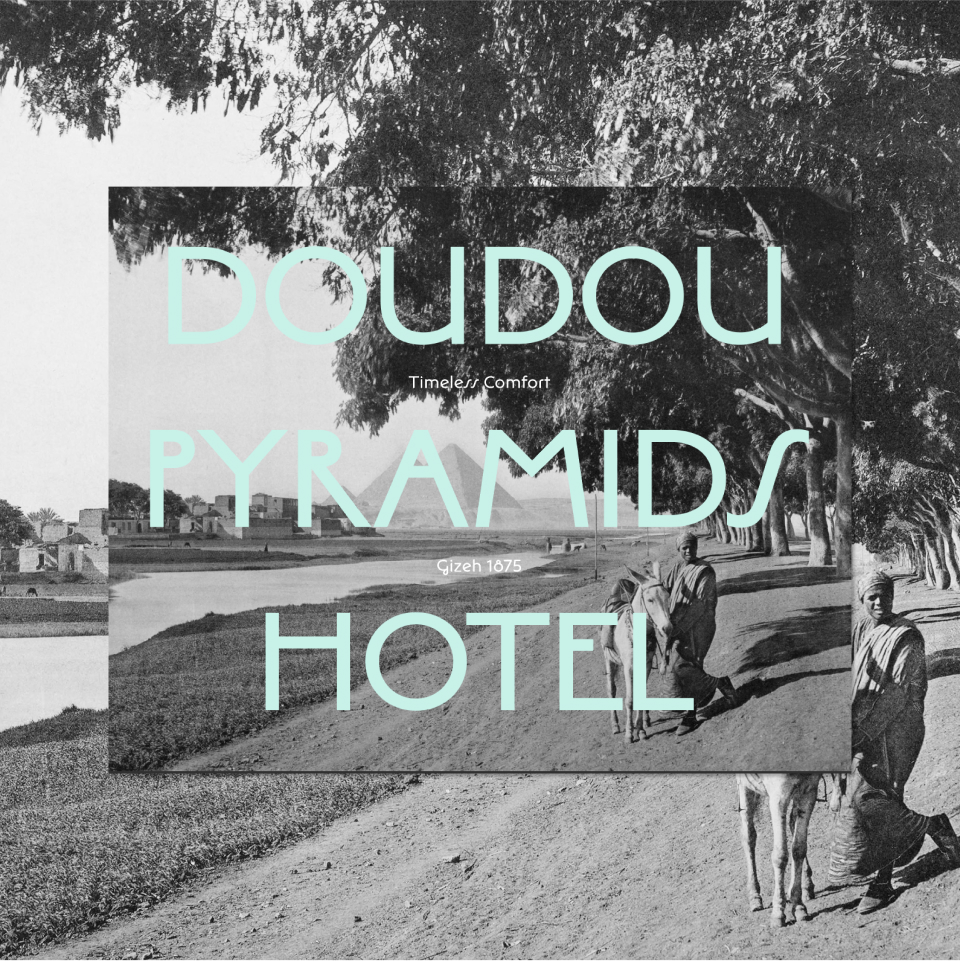 Hotel Branding for Doudou Pyramids View Designed by Disquo Design