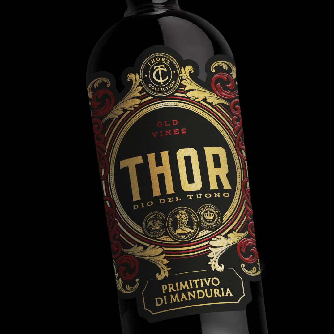 Thunderous Elegance: Crafting Wines Inspired by Thor’s Legendary Might Created by canBi