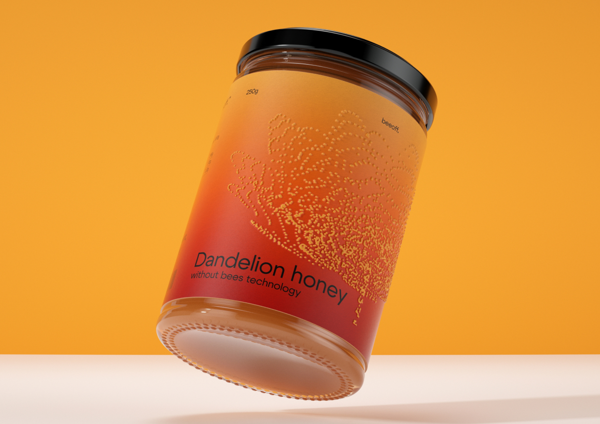 Student Packaging Concept for a Honey Brand without the Participation of Bees Beeoff