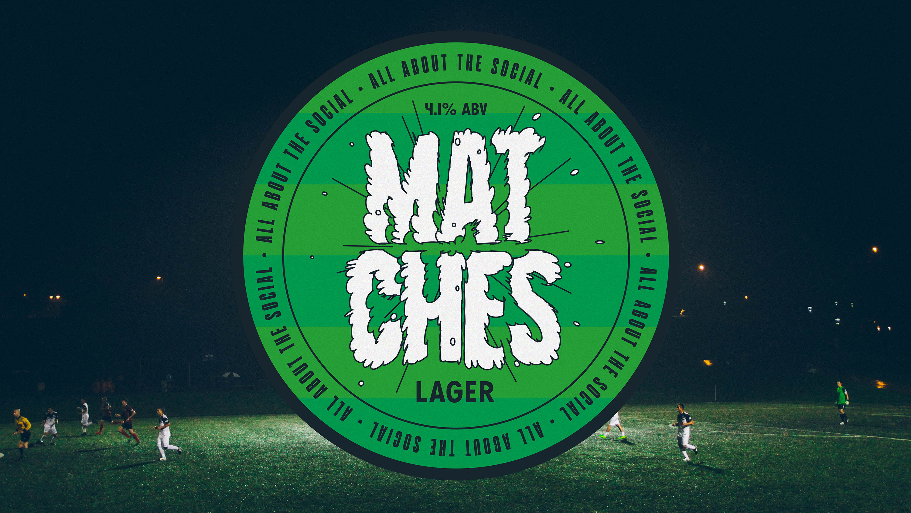 Kick Off Your Game Day with Matches Lager Brand, Designed by Rhythm Studio