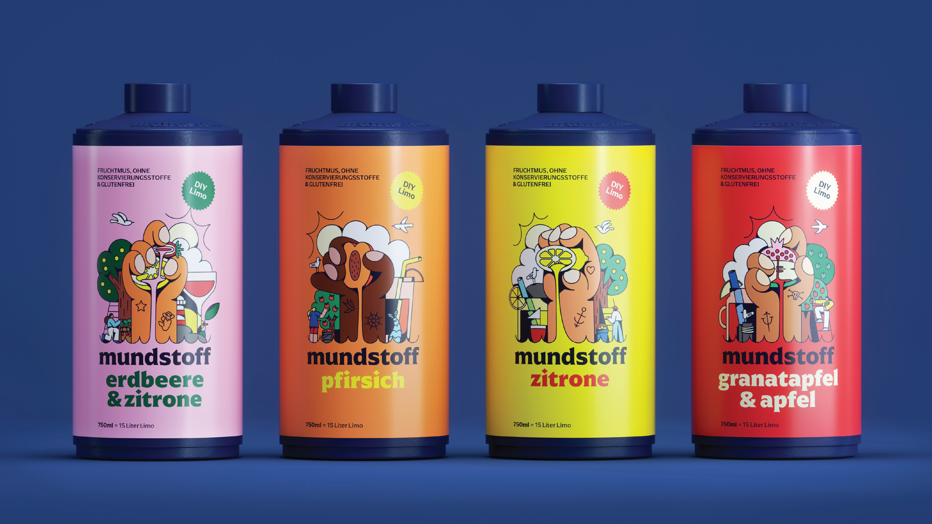 Mundstoff Creates a Sea of Flavour and Packaging Design by Slab Design Studio