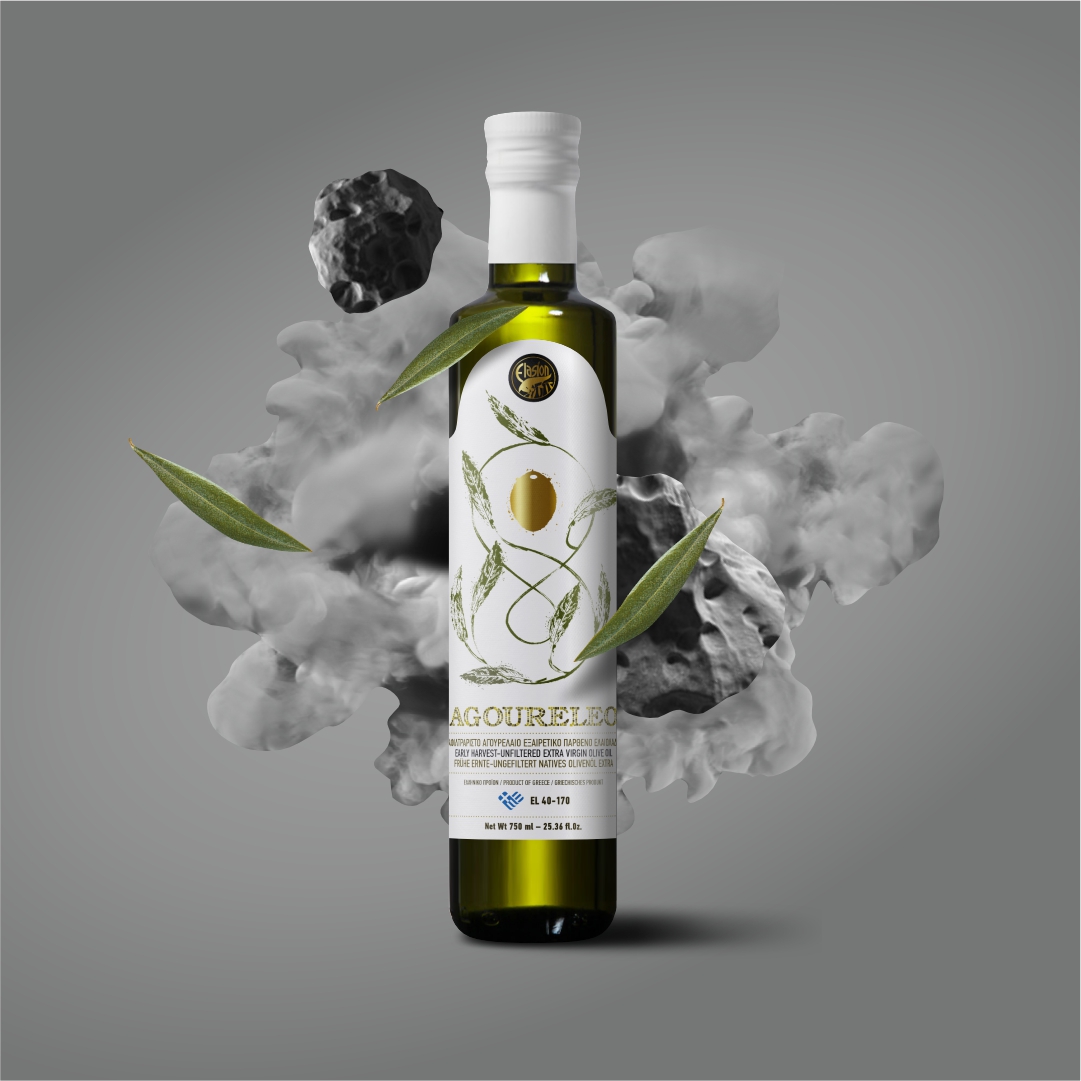 Leftgraphic Creates Elasion Agoureleo Extra Virgin Olive Oil Packaging Design