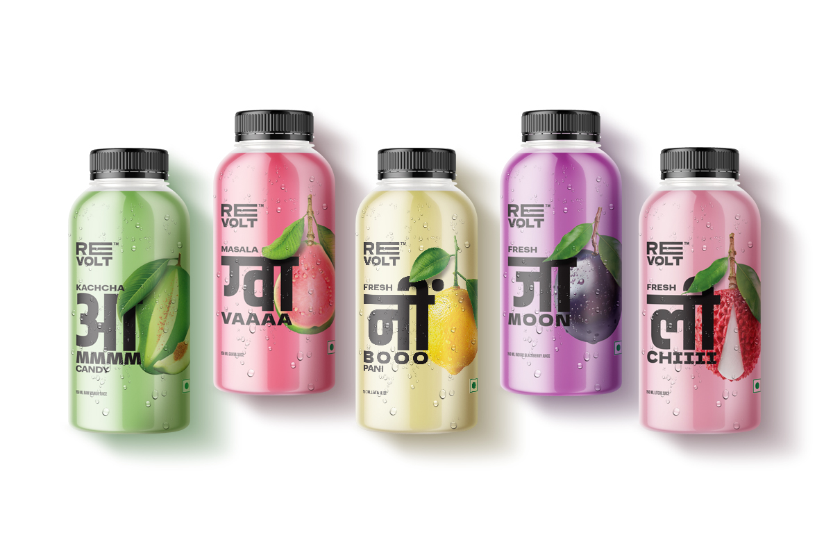 De Icebreaker Enhance Revolt Juice Packaging Design