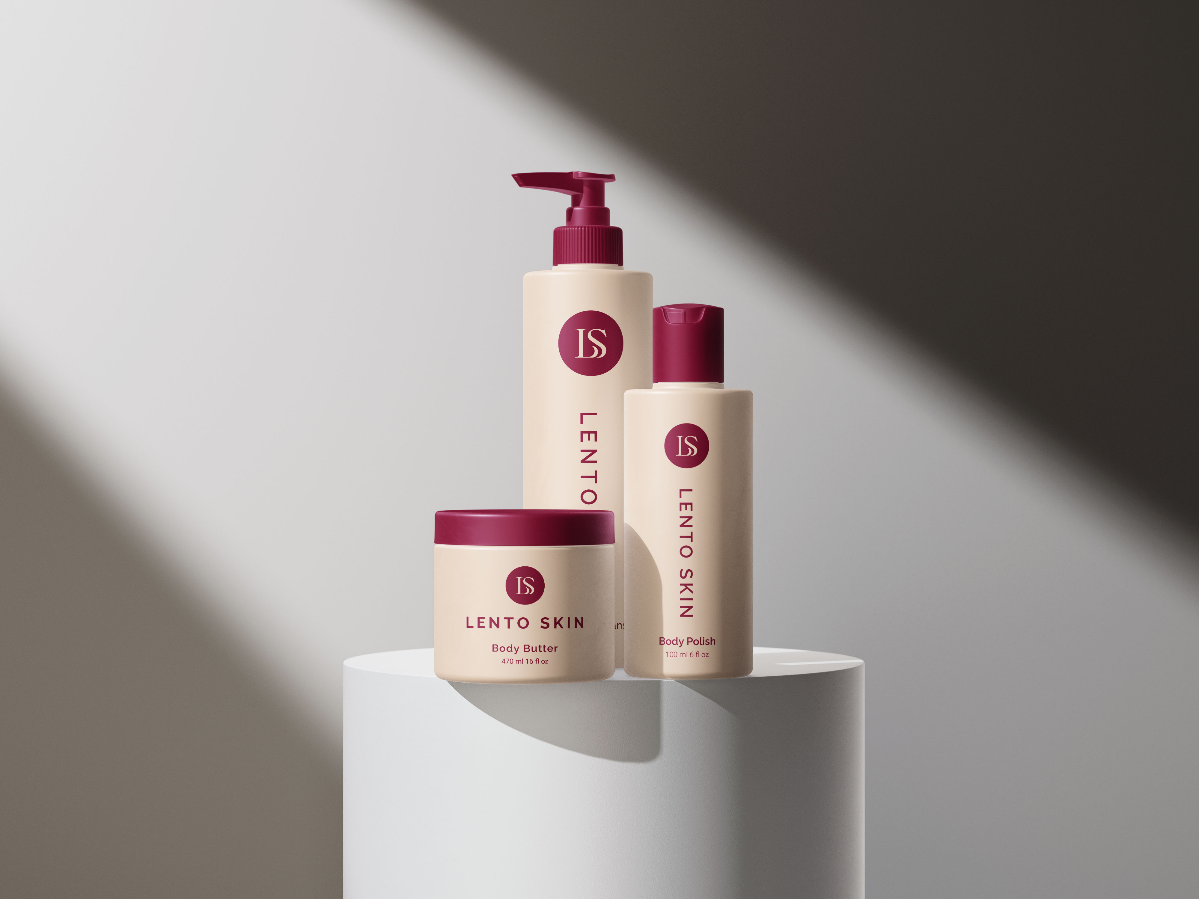Isah Kobo Creates Lento Skincare Brand and Packaging Design