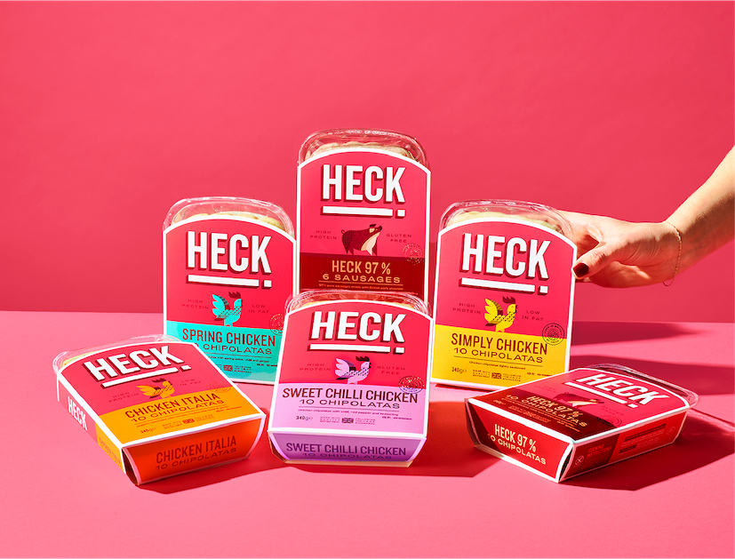 Elmwood London Brand Overhaul for Next-Gen Sizzle: Sausage Brand HECK! Reveals Fun-Loving Platform for New Product Innovation