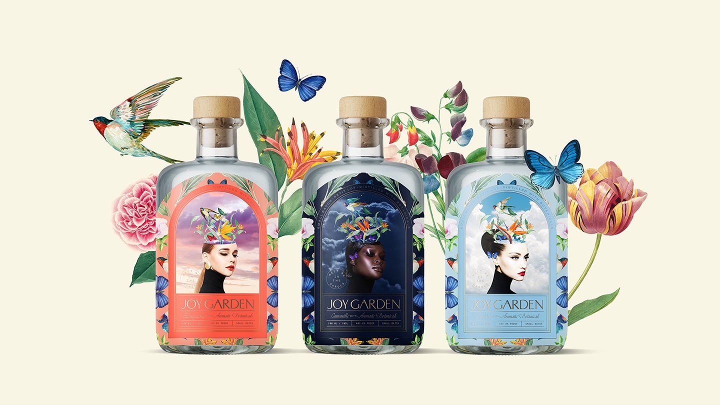 Joy Garden Non-Alcoholic Beverages Series Designed by Studio Libby Connolly