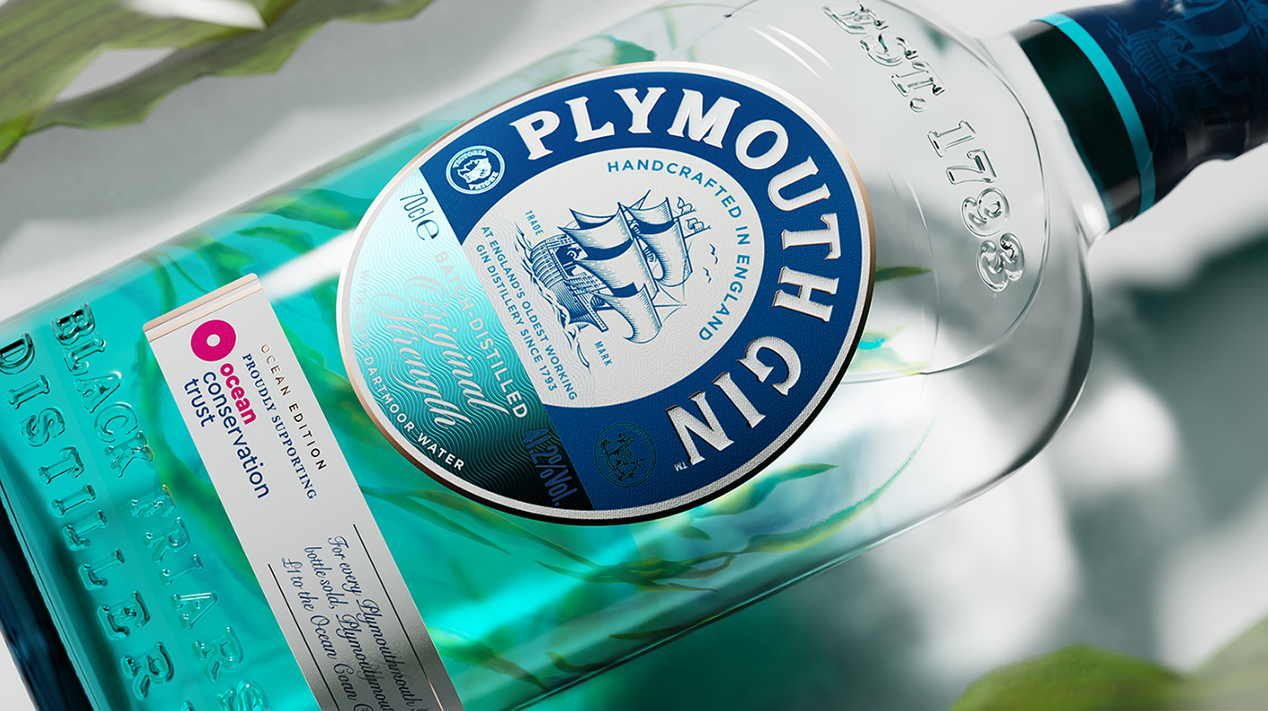 Boundless Brand Design Making Waves with Plymouth Gin’s Second “Ocean Edition” in Partnership with Ocean Conservation Trust