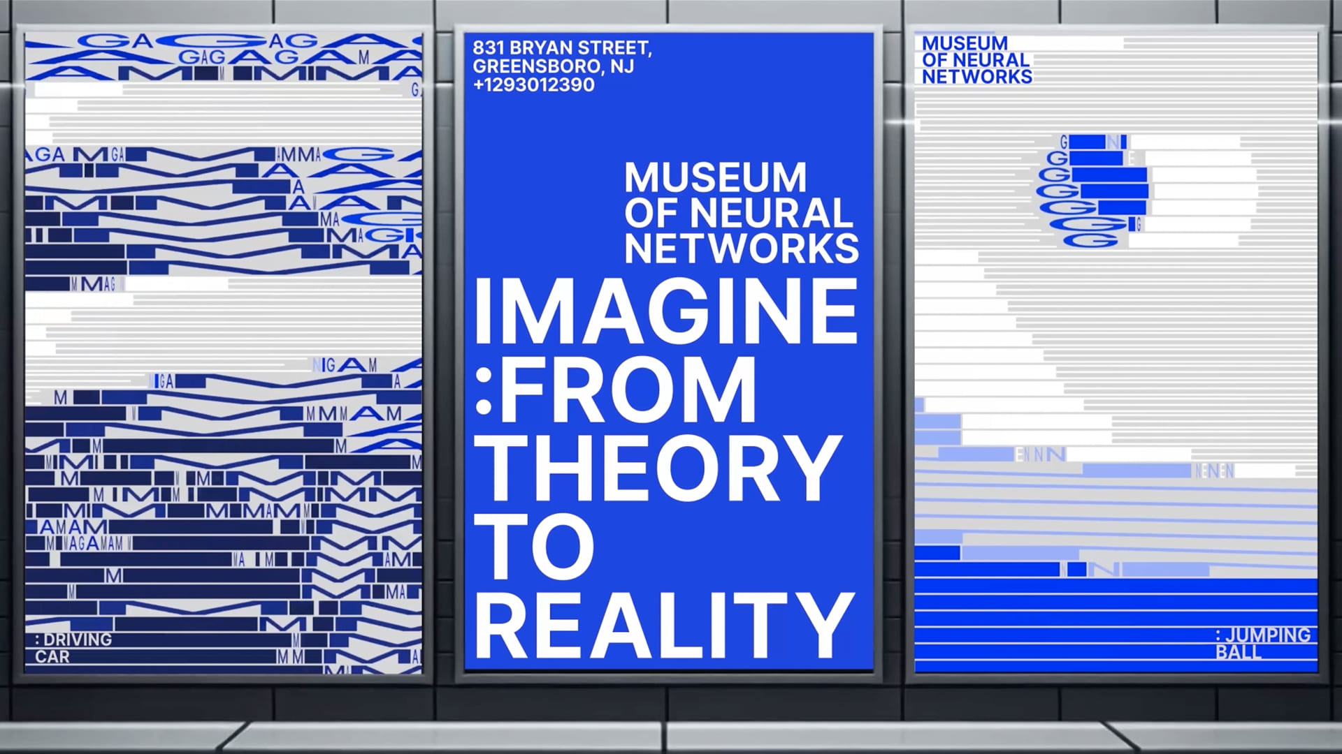 Identity Concept for Museum of Neural Networks by Student Yanina Kuznetsova