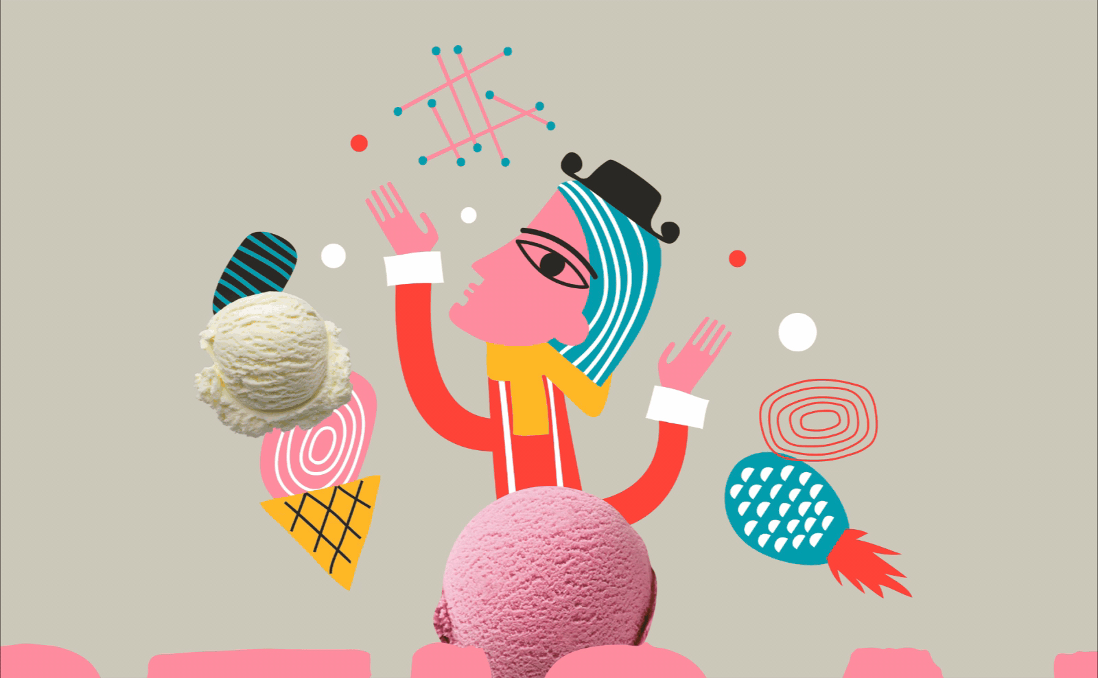 Polkadot Help Piet’s Playful Brand Design Celebrates the Artistry of Flavor in Ice Cream Making