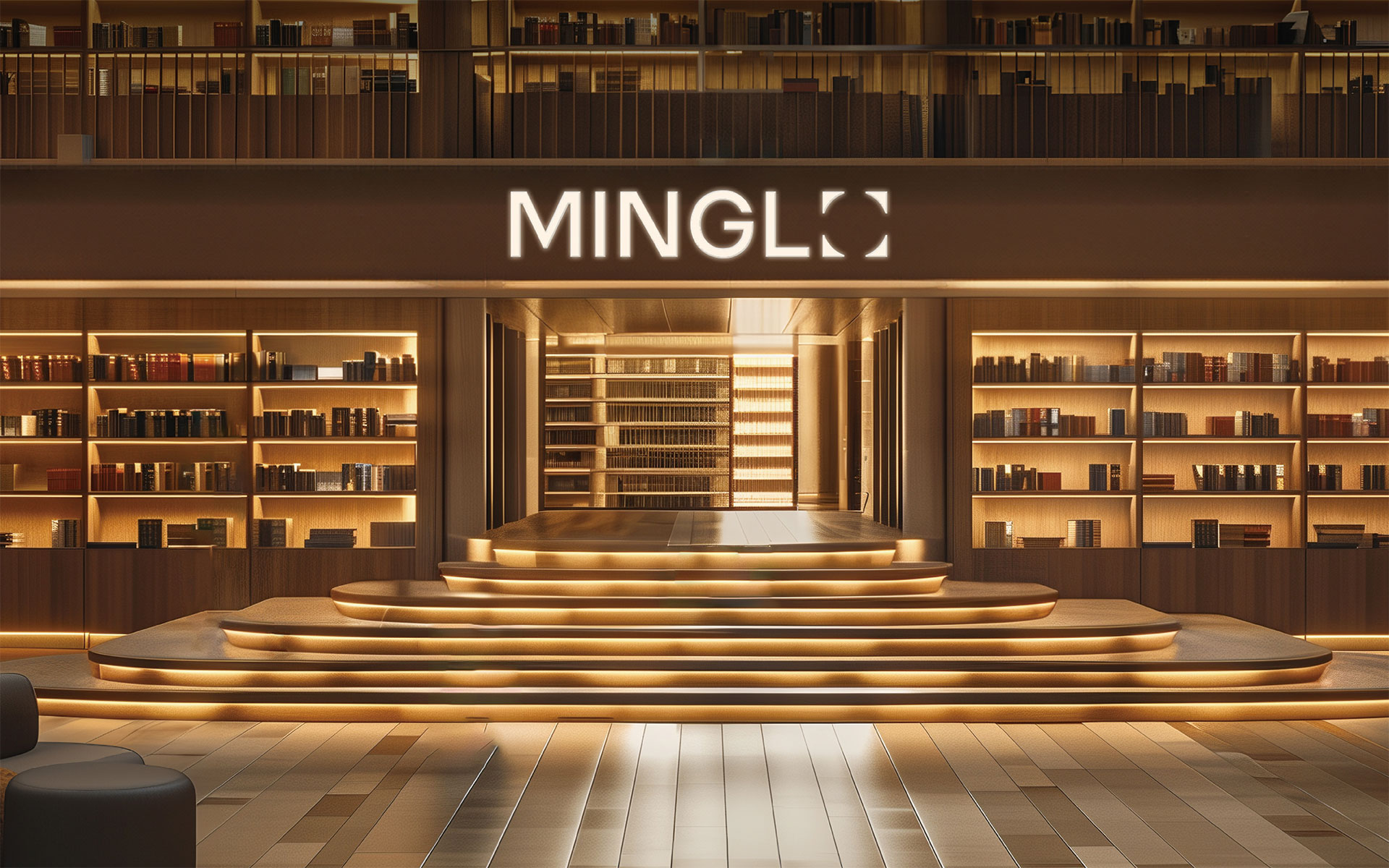 YNL Design Creates Minglo Bookstore Brand Identity