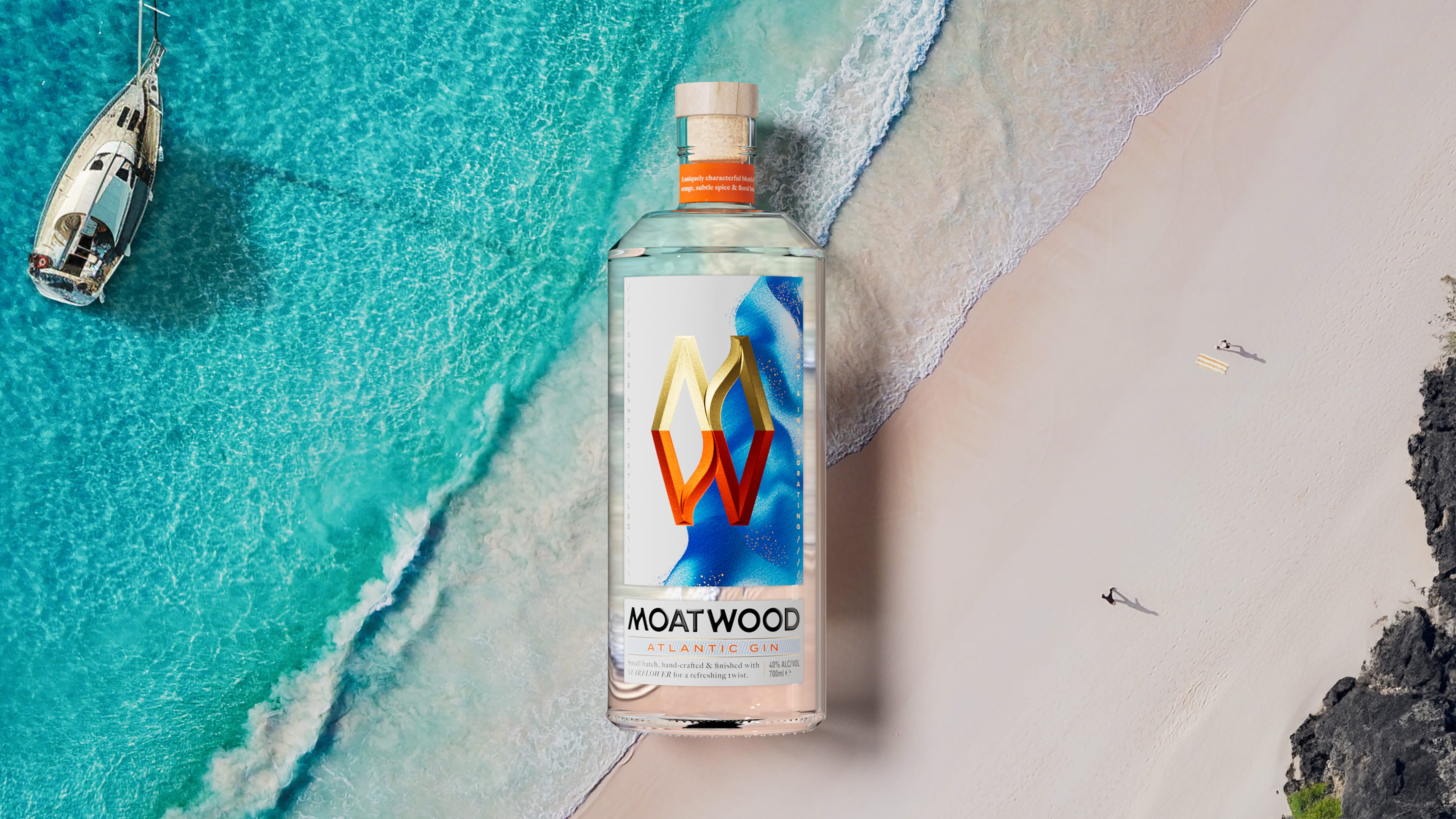 The Cabinet Designed the Brand and Packaging Design for Moatwood Gin