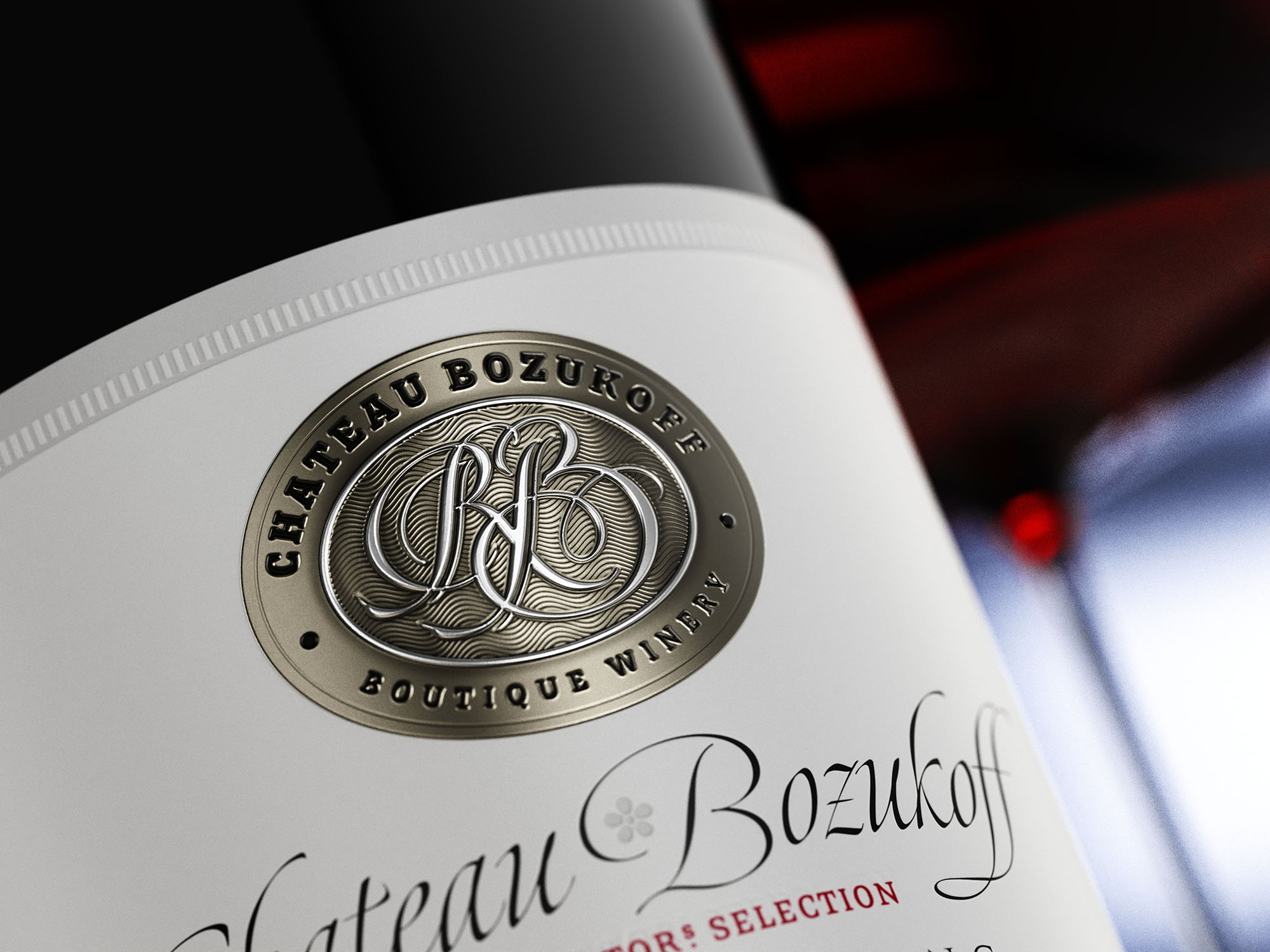 The Labelmaker Transformed Chateau Bozukoff’s Wine Labels with Subtle Sophistication