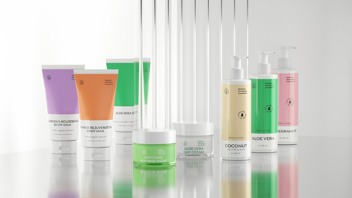 Hellenic Workshop Cosmetics with Minimal Design Touch by iFrame Design Studio
